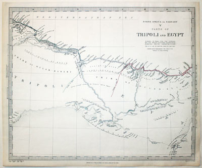 North Africa - Tunis and Egypt S.D.U.K. c.1837