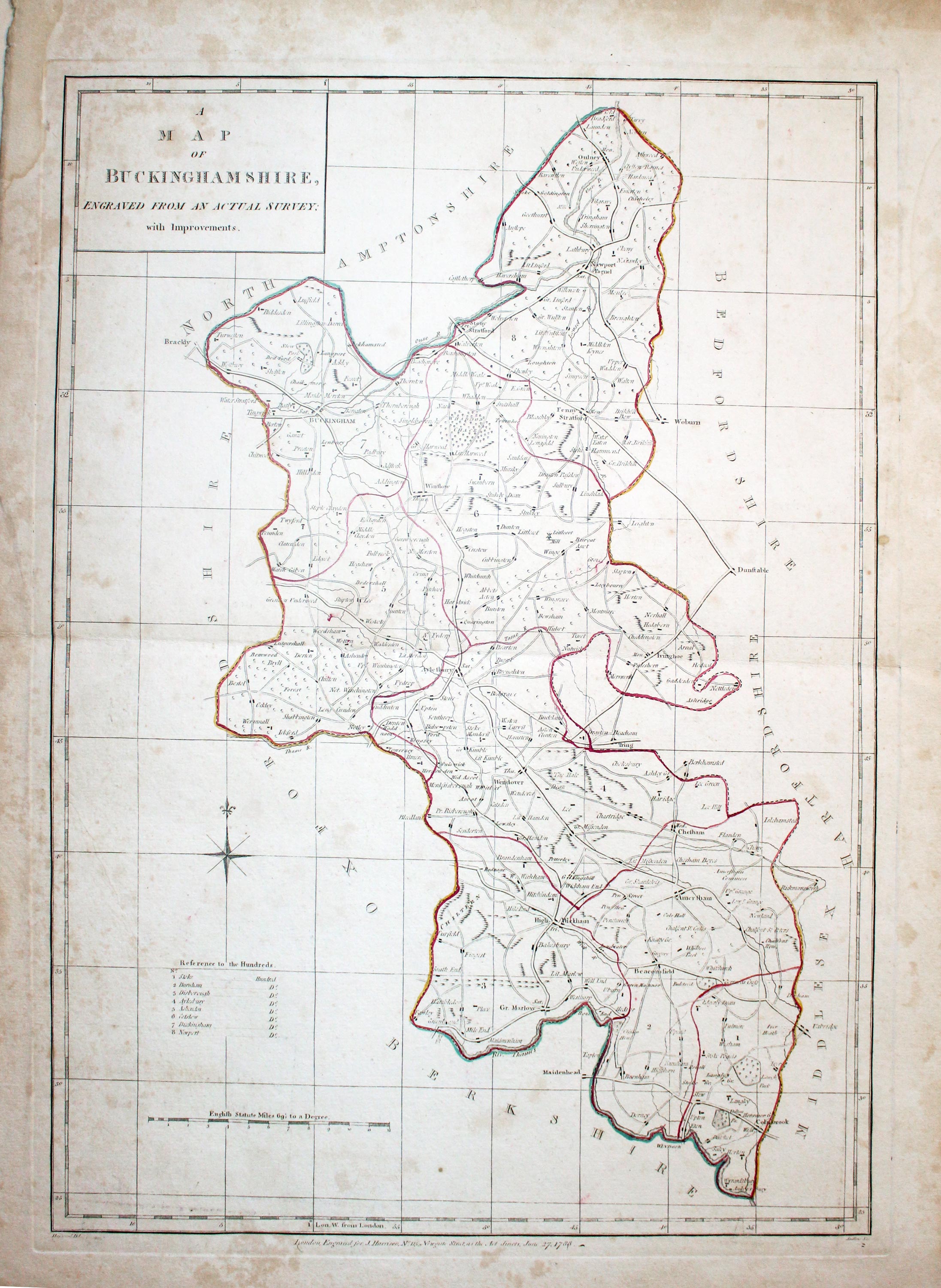 Buckinghamshire by John Harrison 1791