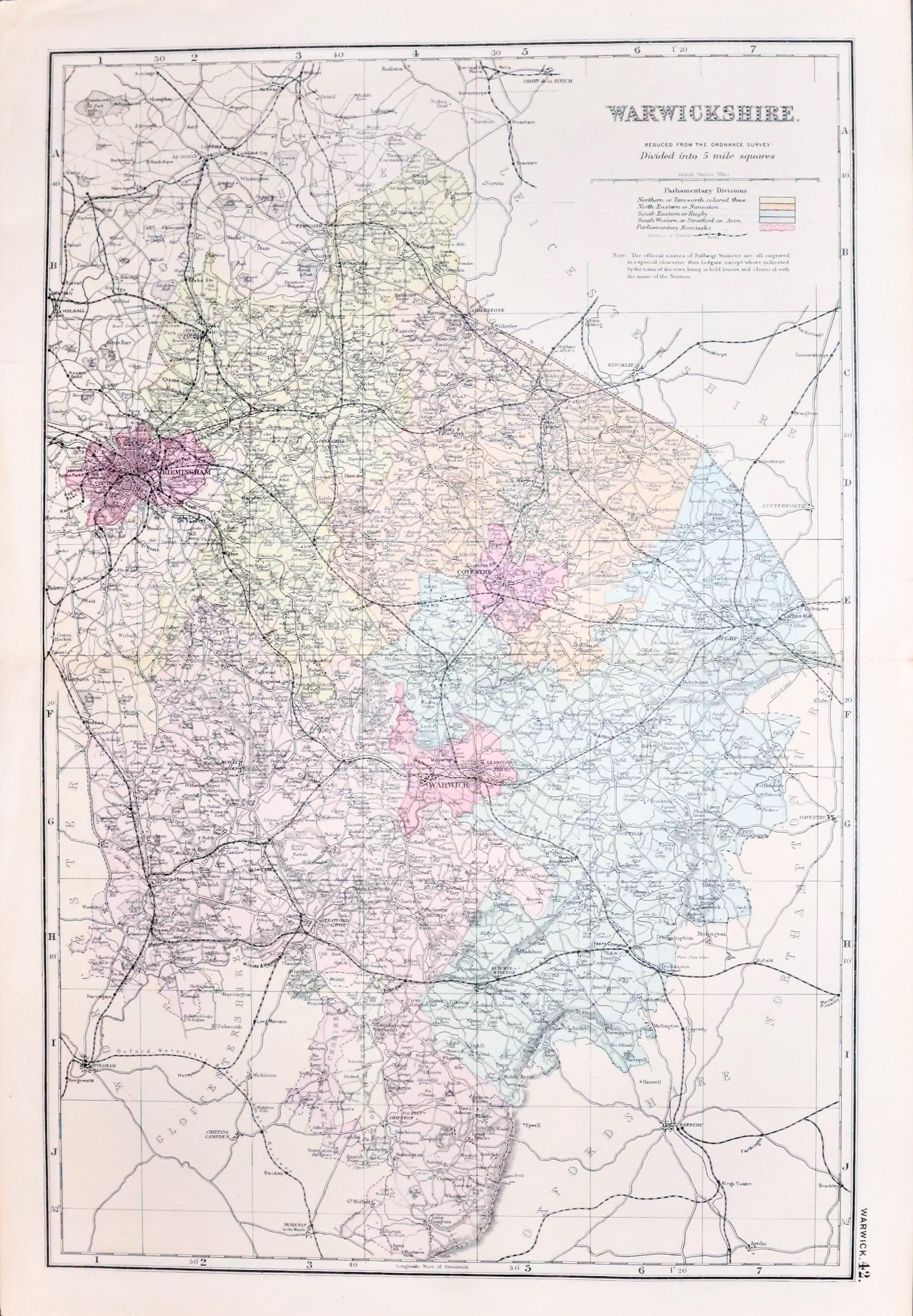 Warwickshire, George Washington Bacon c.1896  Warwickshire, George Washington Bacon c.1896