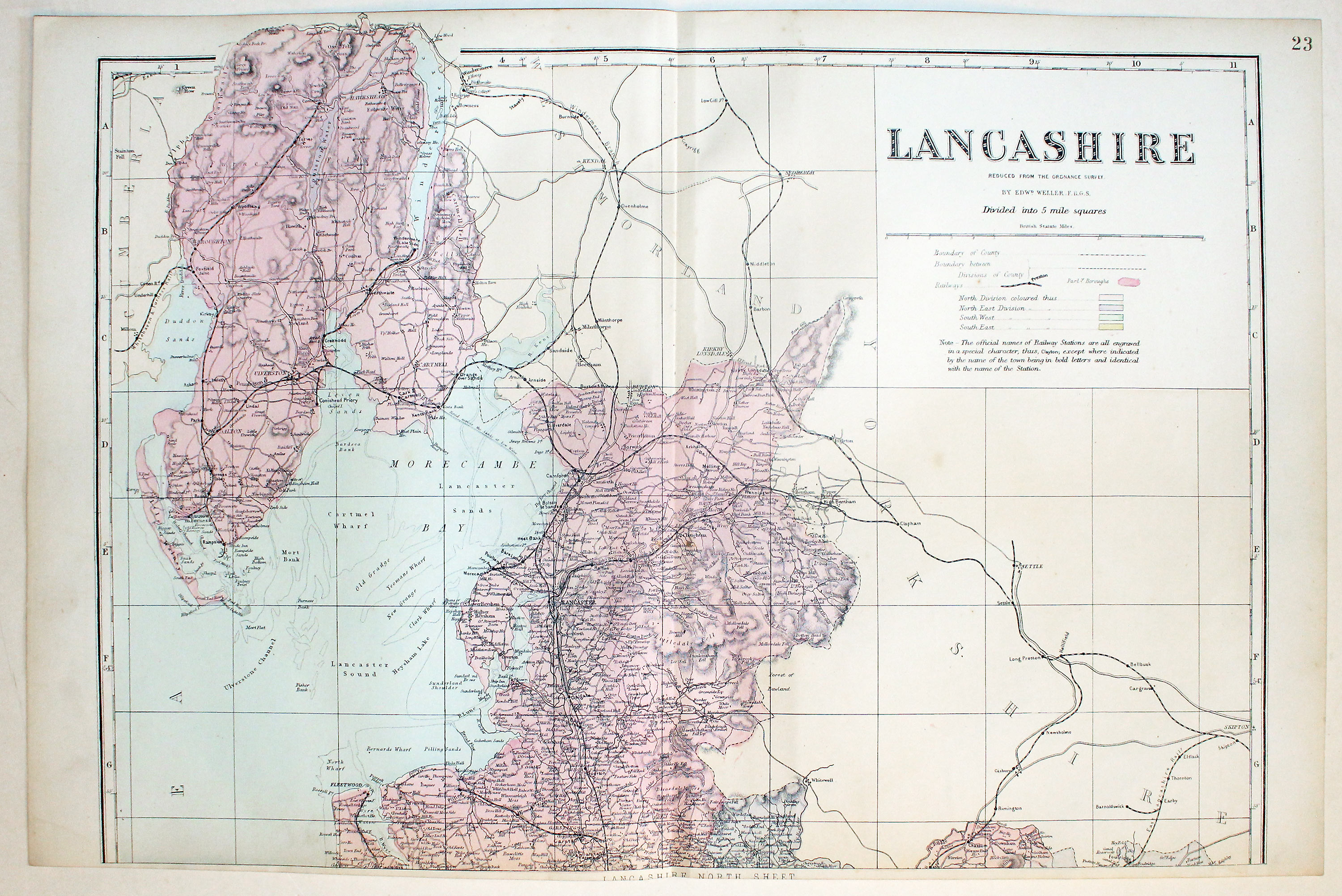North Lancashire by Edward Weller c.1898  North Lancashire by Edward Weller c.1898
