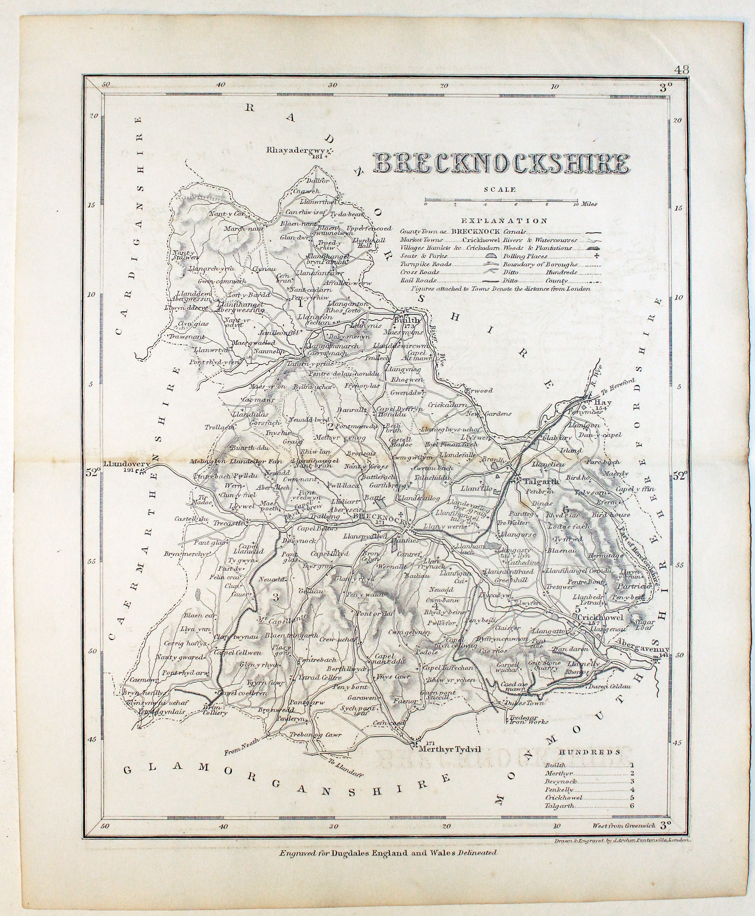 Breconshire, Joshua Archer, c.1845  Breconshire, Joshua Archer, c.1845
