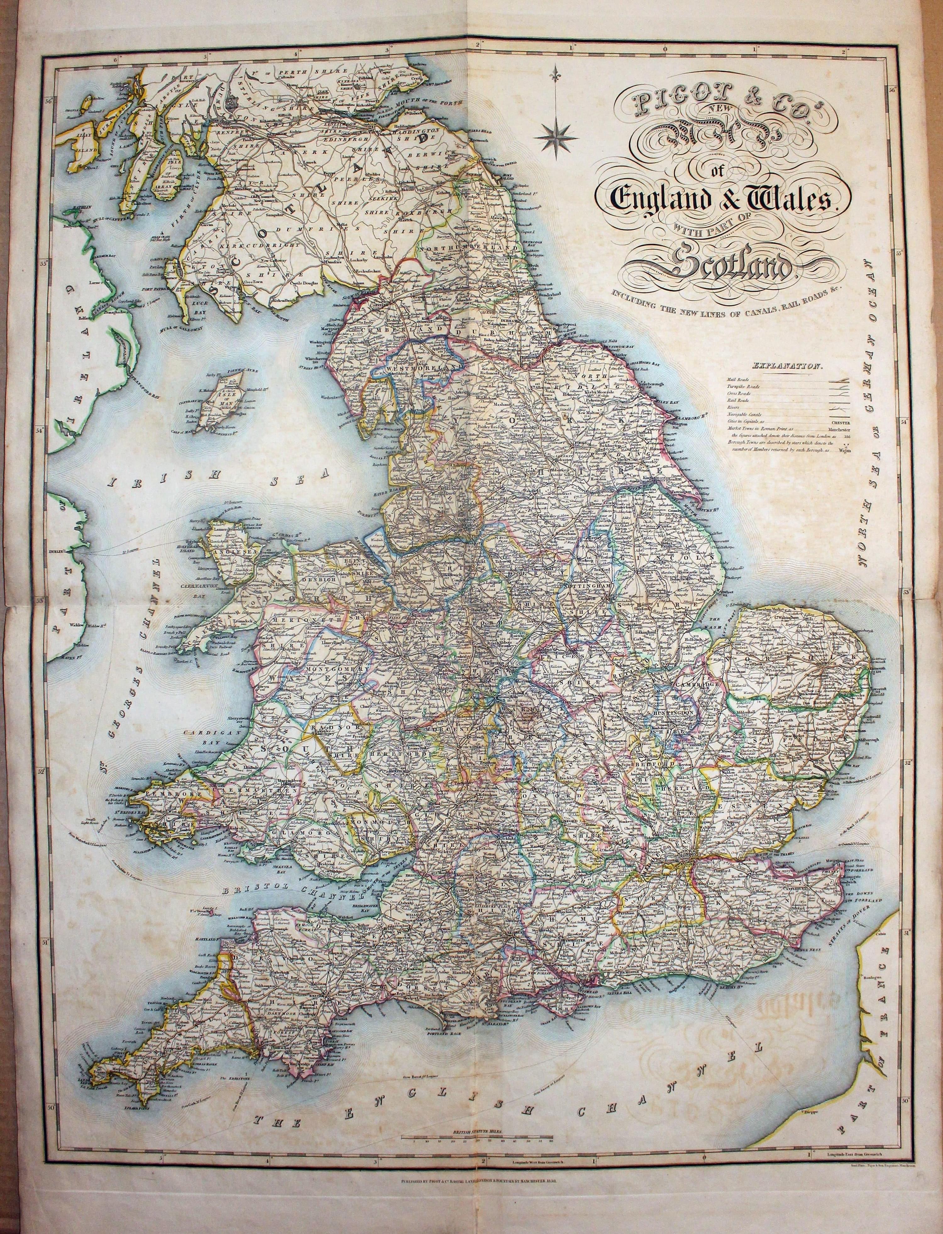 England & Wales, James Pigot. c.1830