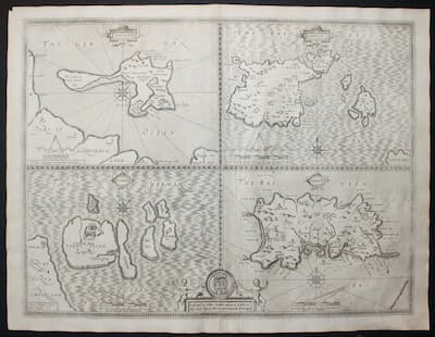 British Isles by John Speed, 1650