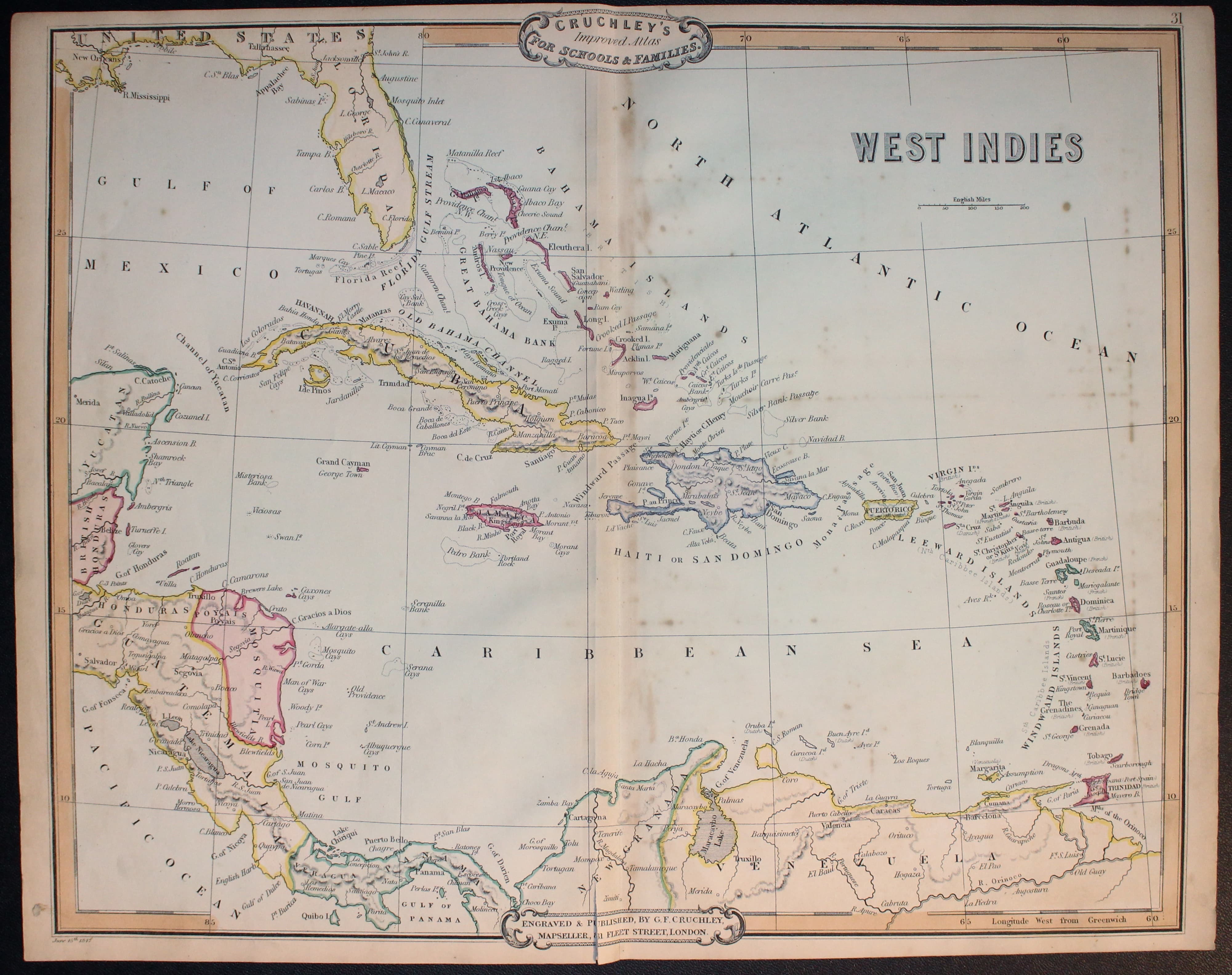 West Indies, Thoas Kitchin 1782