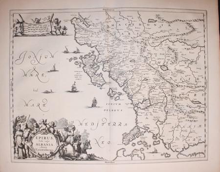 Epirus, Albania by Jan Jansson c.1650