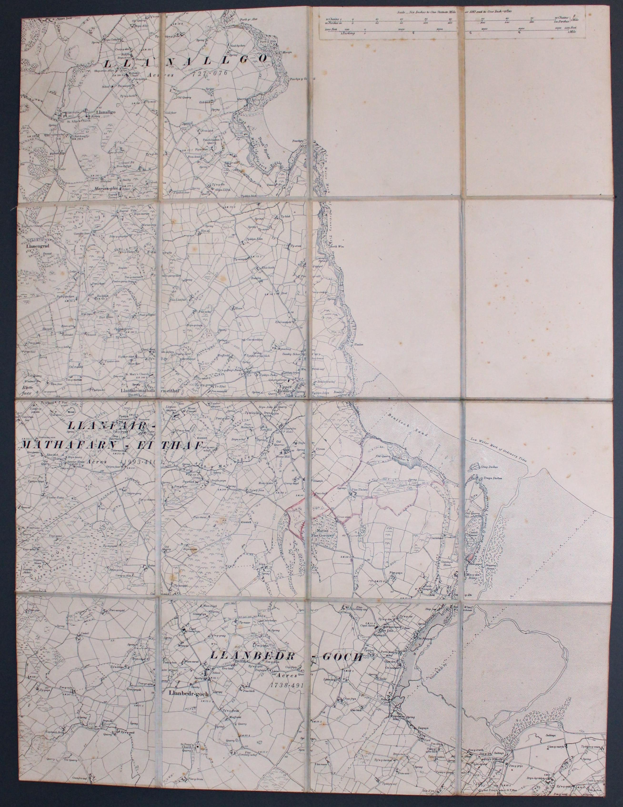 East Anglesey, Ordnance Survey c.1920  East Anglesey, Ordnance Survey c.1920
