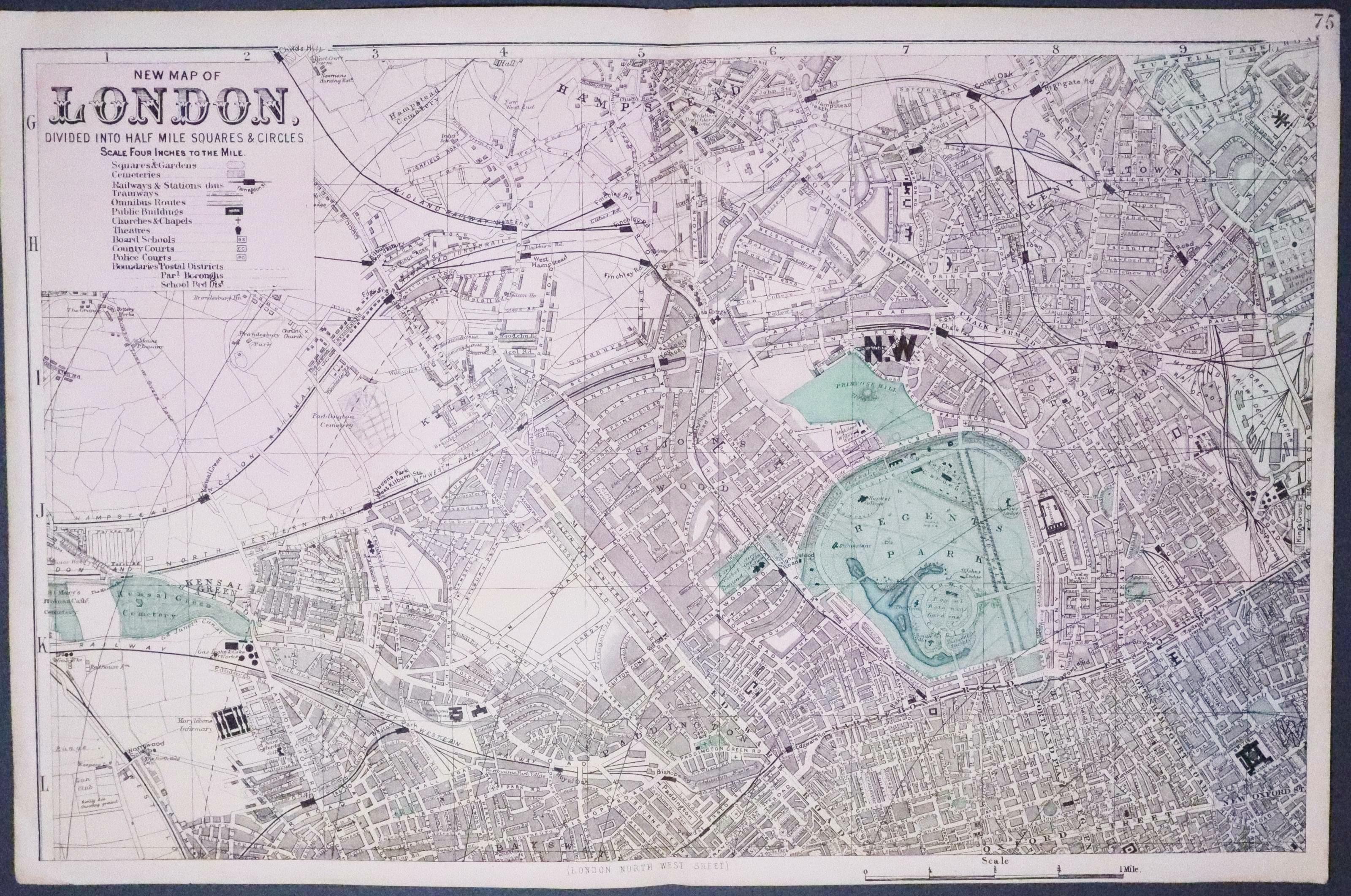 North West London By G. W. Bacon c.1883