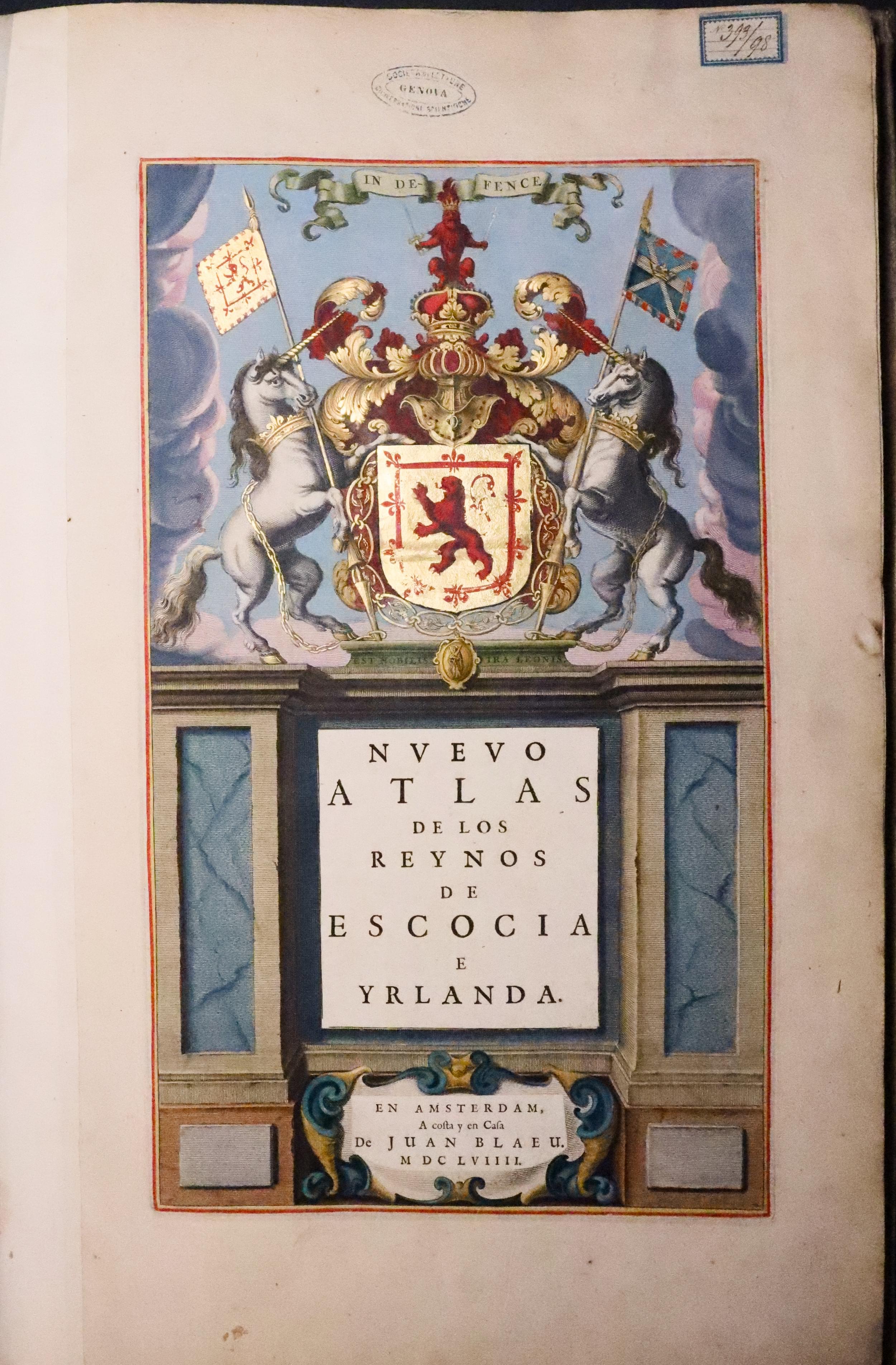 Blaue Atlas of Scotland  Blaue Atlas of Scotland