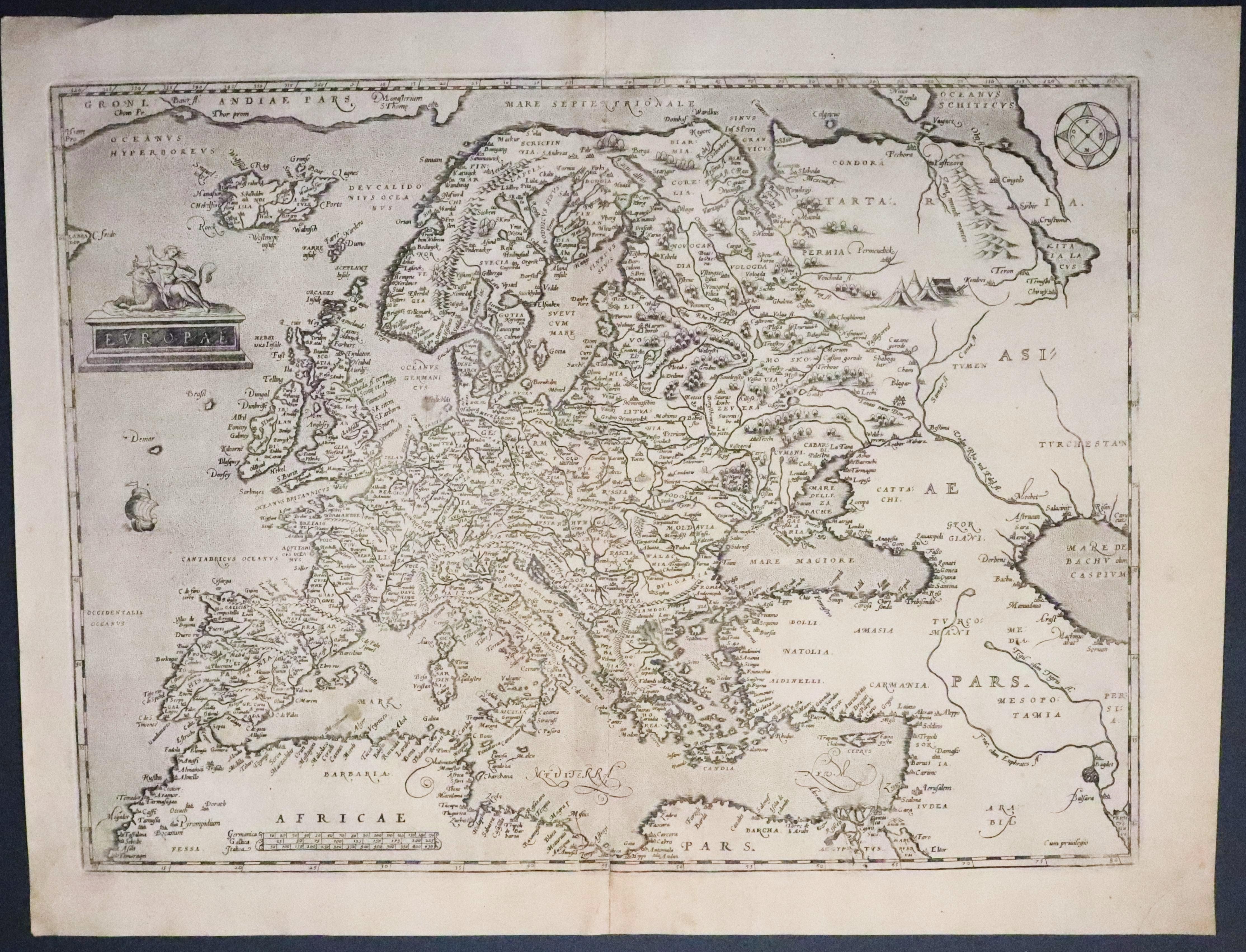 Europe, Abraham Ortelius, c.1620  Europe, Abraham Ortelius, c.1620