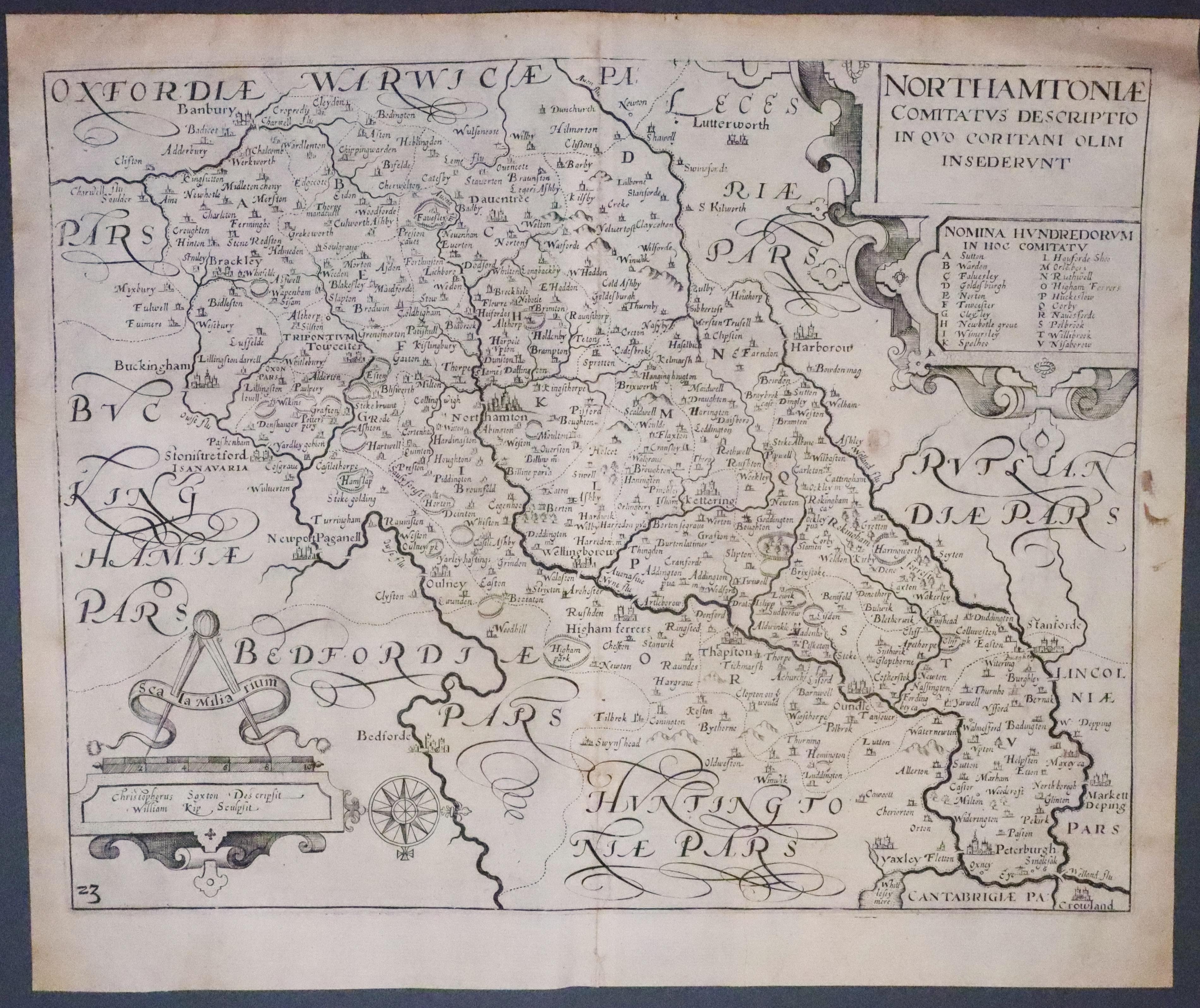 Northamptonshire, Saxtoon/Kip 1637  Northamptonshire, Saxtoon/Kip 1637