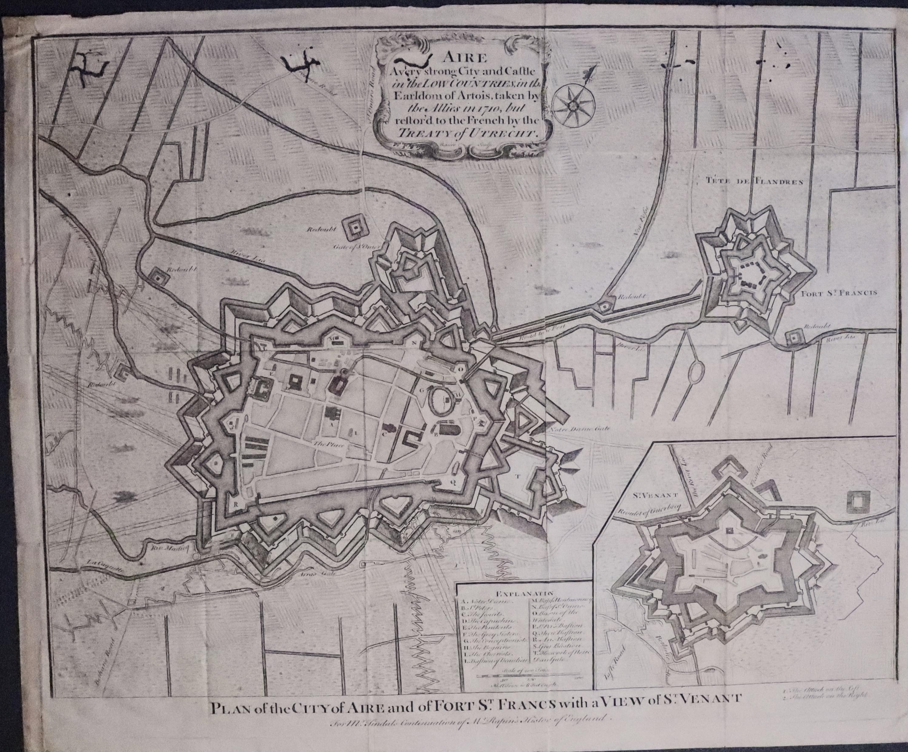 Armnetières, Joan Blaeu 1649