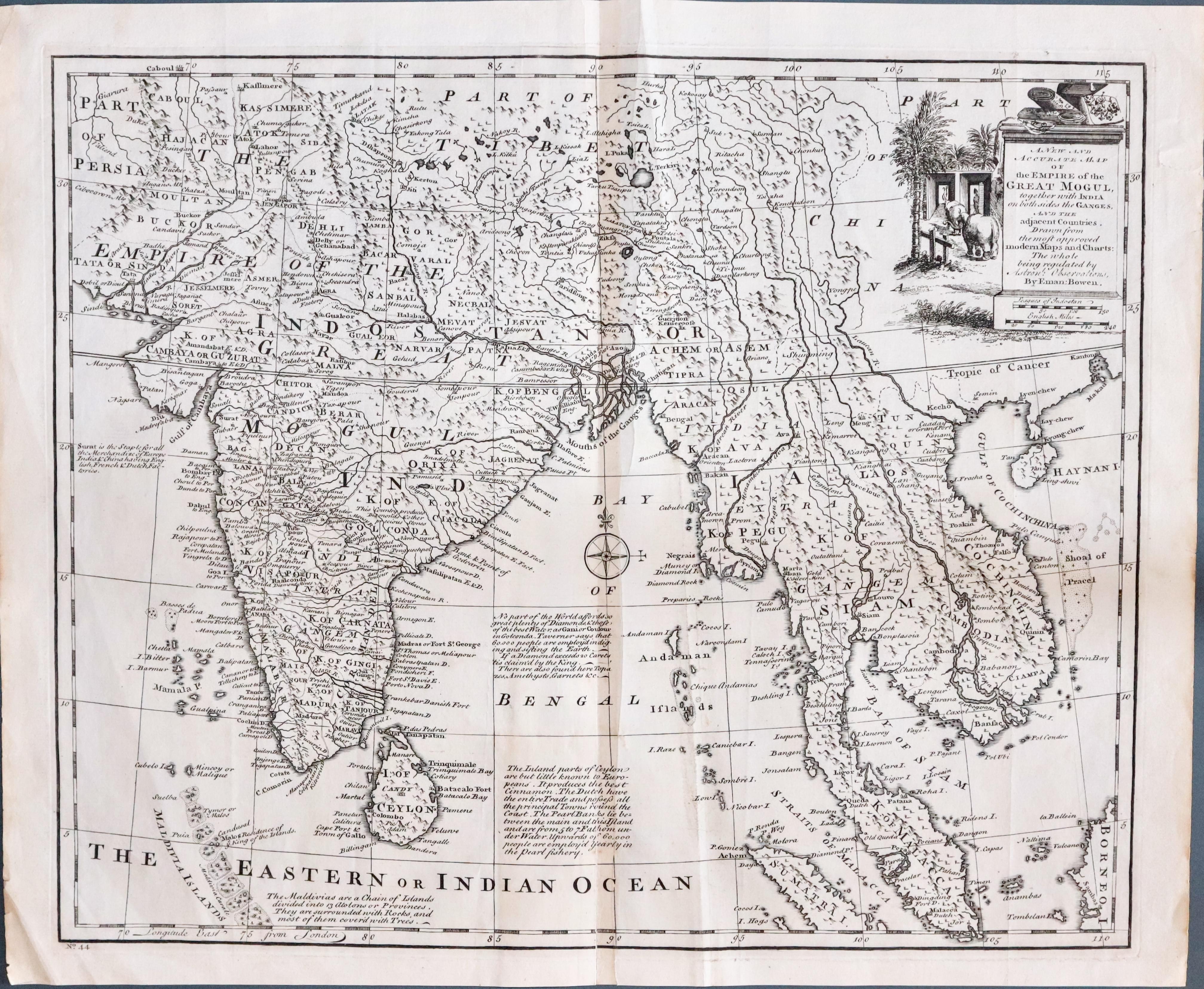 East Indies, Thomas Bowen 1747