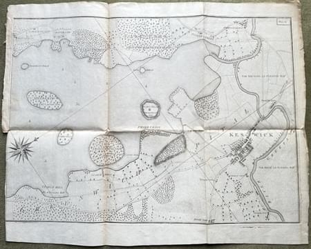 Right hand sheet Derwentwater by James Clarke 1793