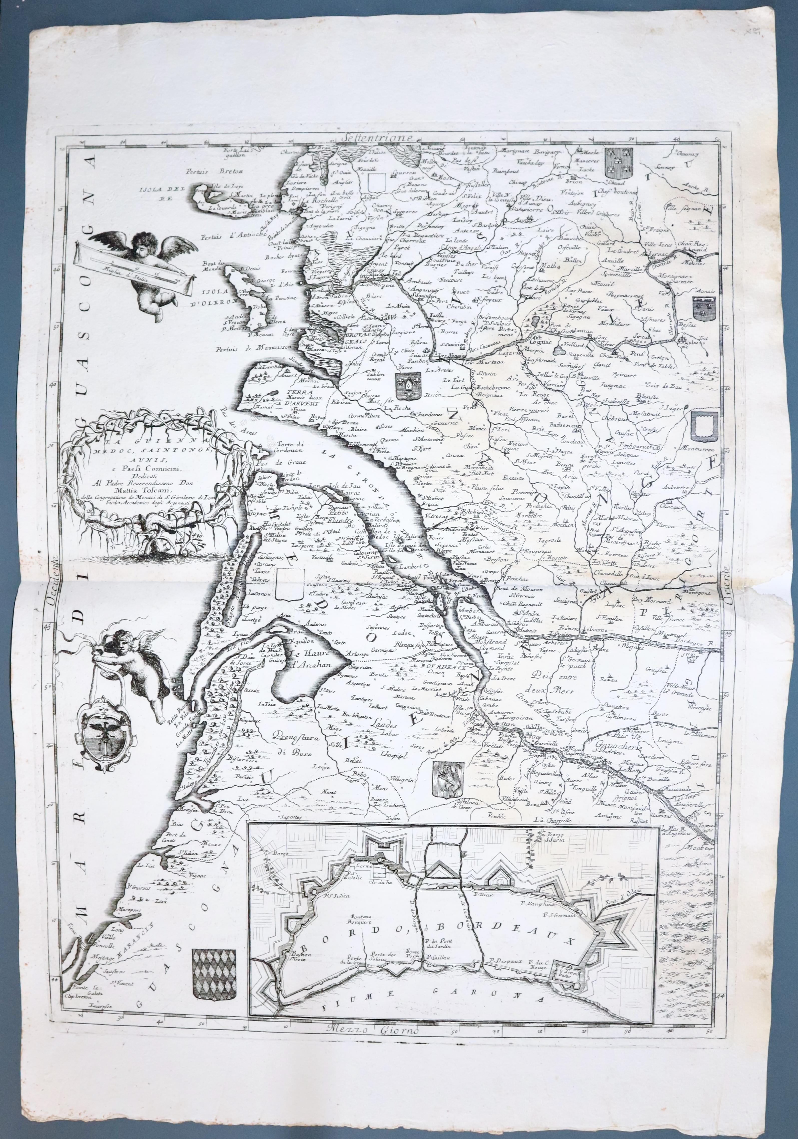 Guyenne, VincenzoMaria Coronelli c.1696  Guyenne, VincenzoMaria Coronelli c.1696