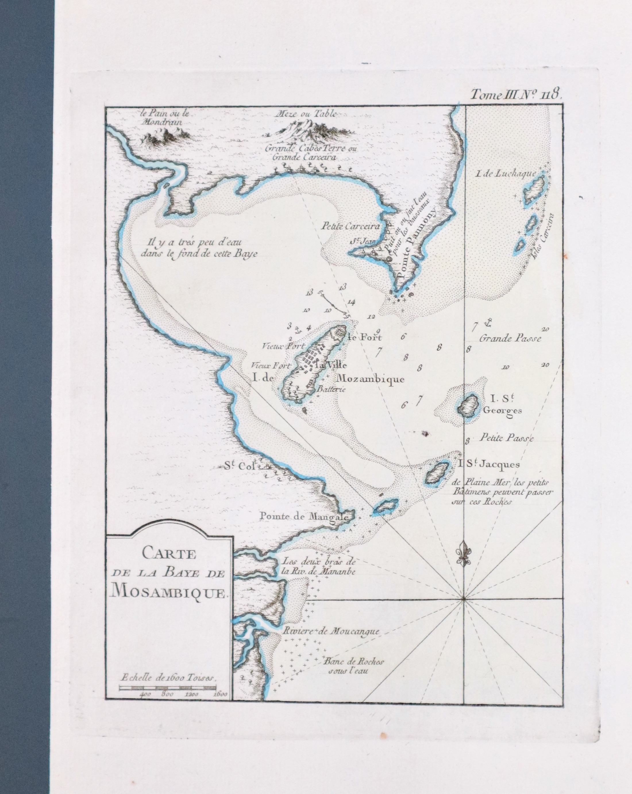 Bay of Mozambique, East Afica J. N. Bellin 1764  Bay of Mozambique, East Afica J. N. Bellin 1764