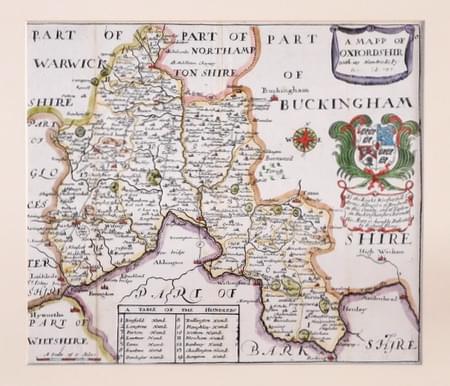 Oxfordshire by Richard Blome c.1731
