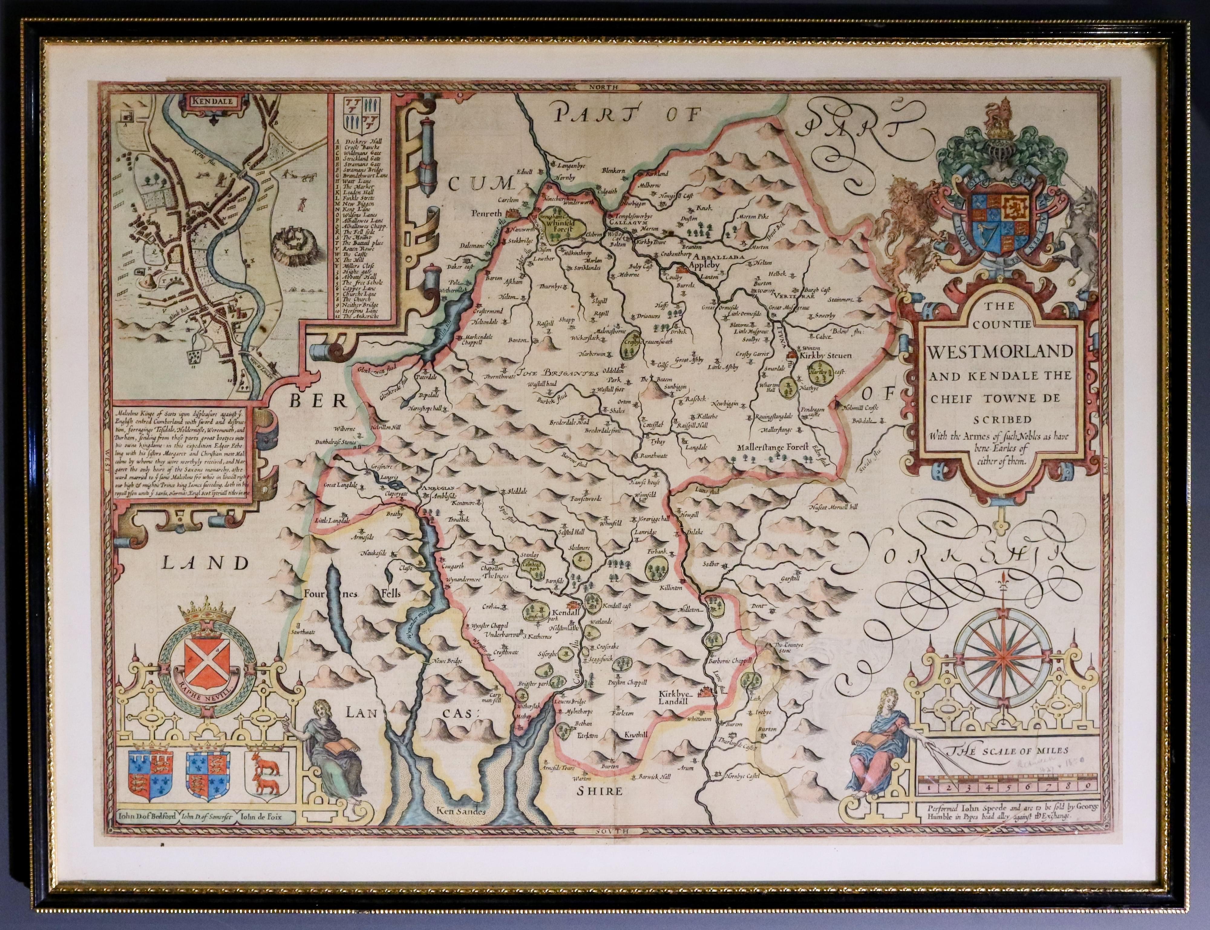 Westmorland, John Speed 1676