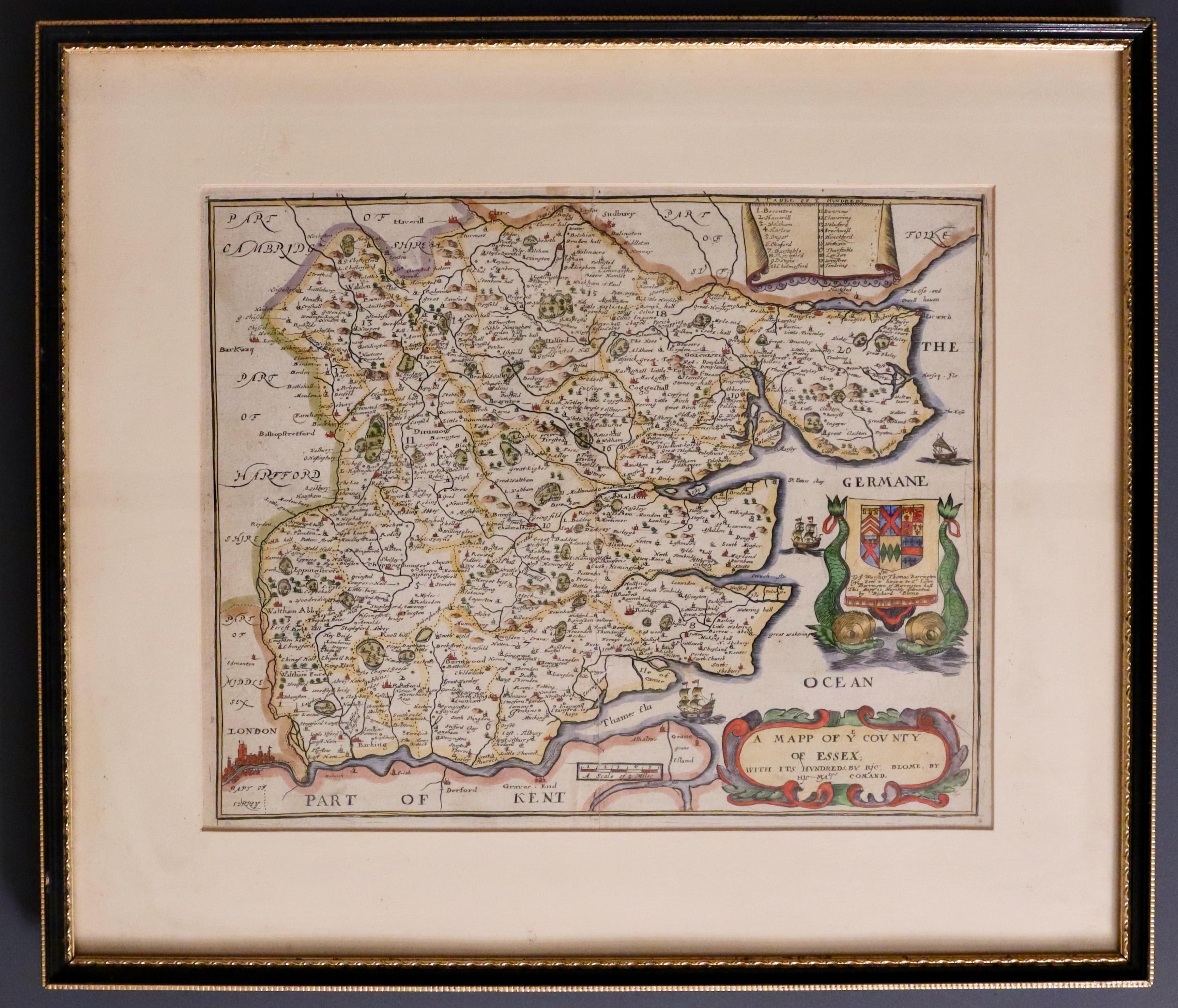 Essex by Richard Blome 1673  Essex by Richard Blome 1673