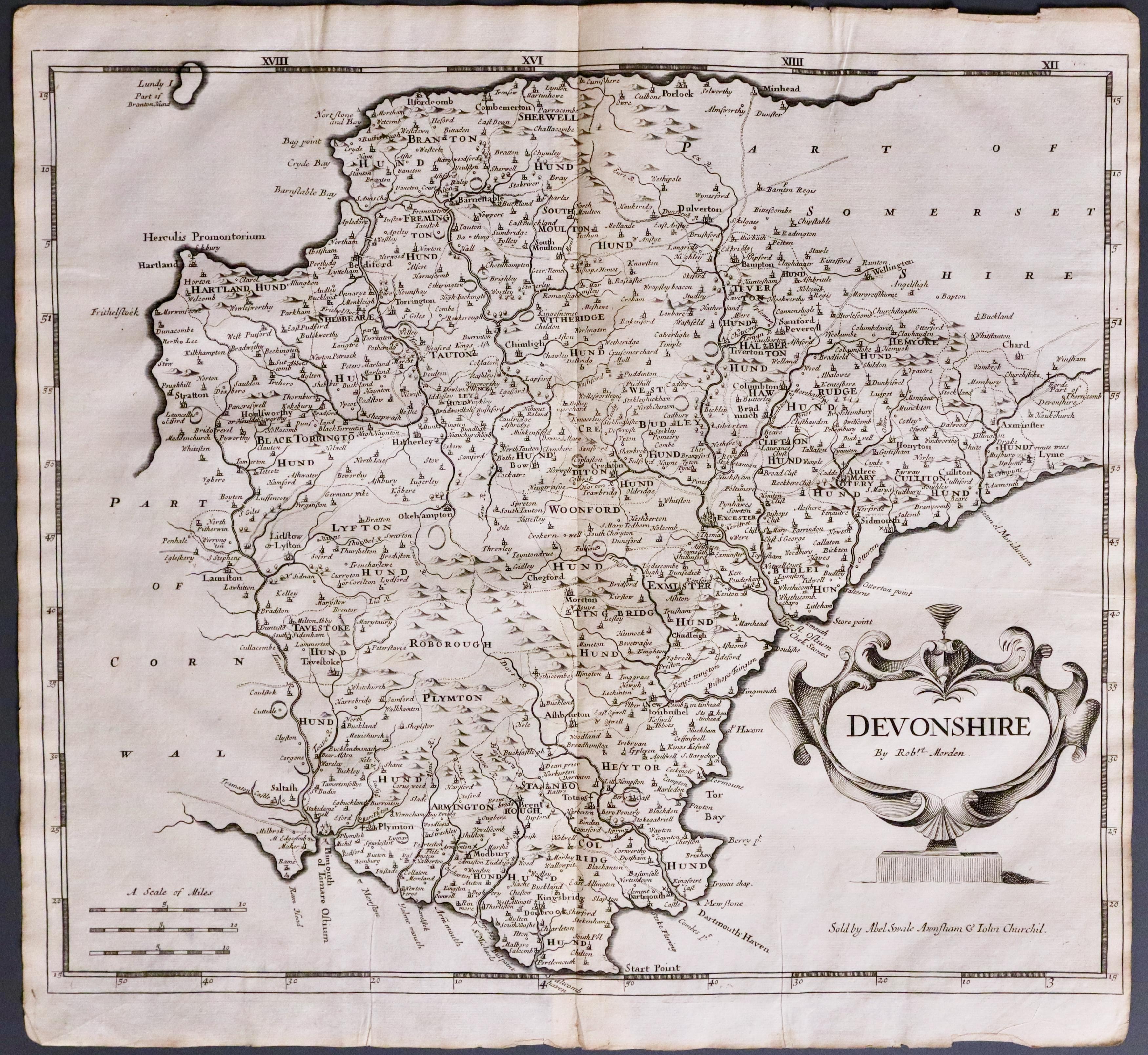 Worcestershire, Robert Morden 1695