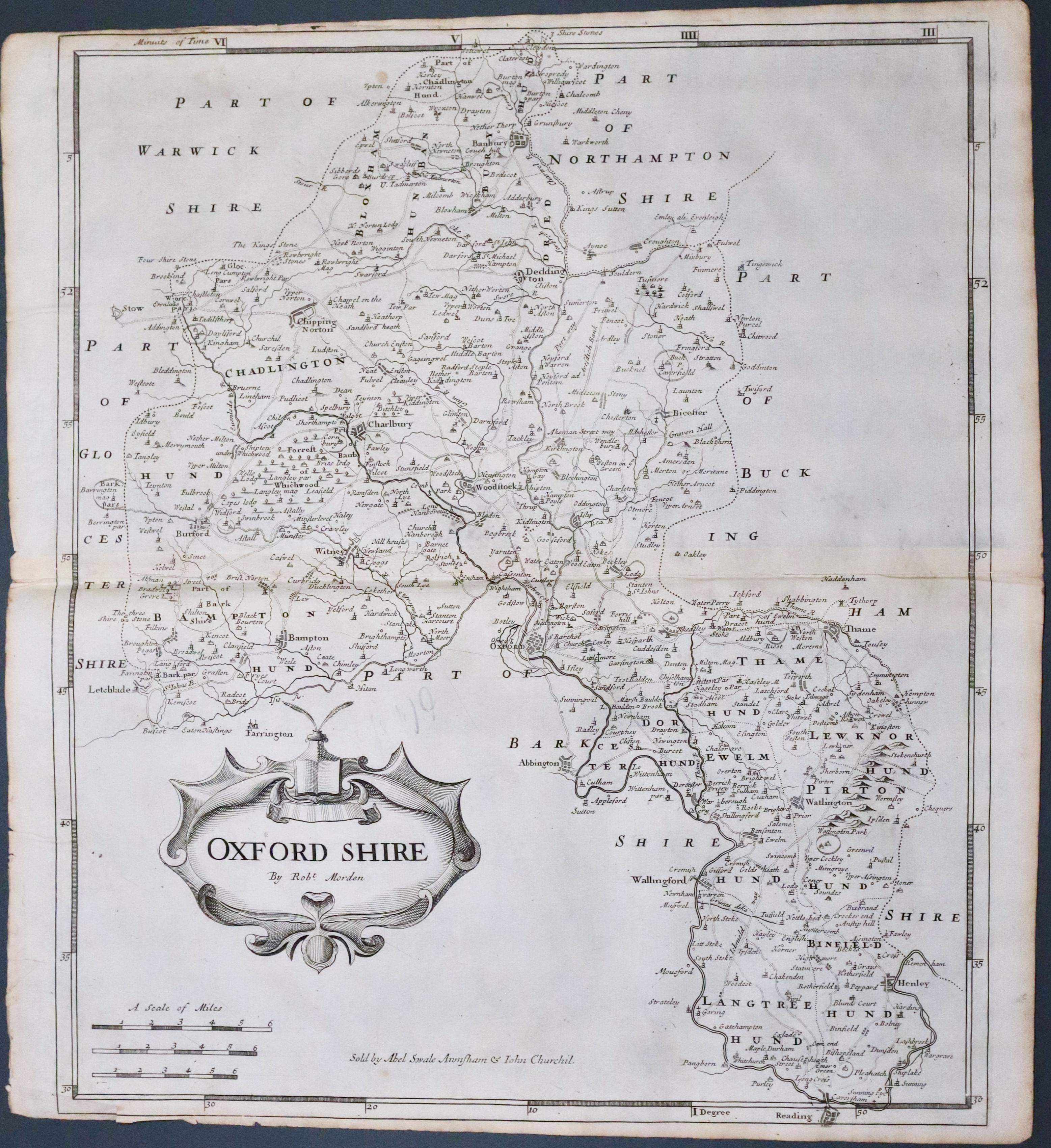 Oxfordshire, Robert Morden 1695