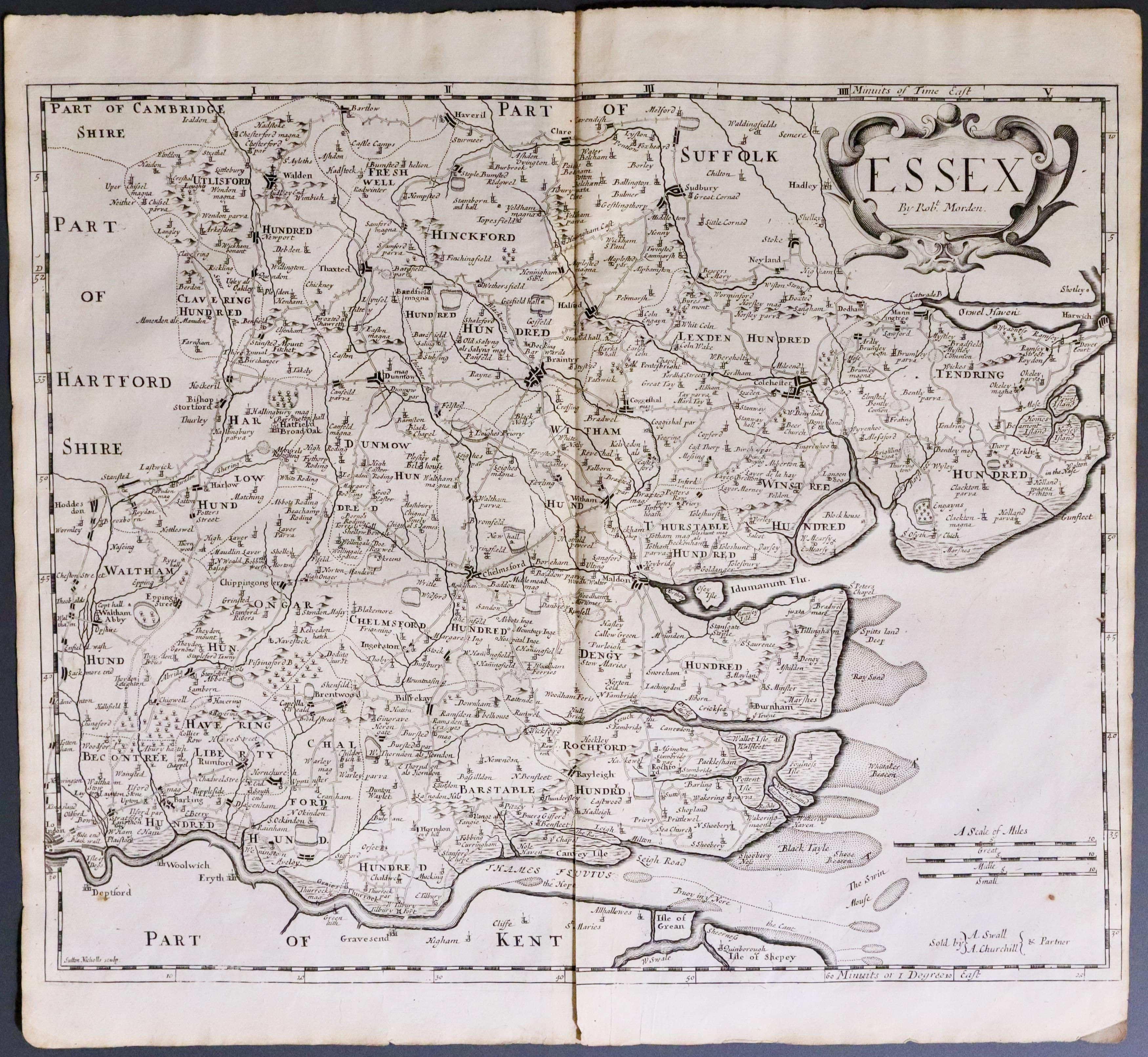 Essex, Robert Morden 1695  Essex, Robert Morden 1695