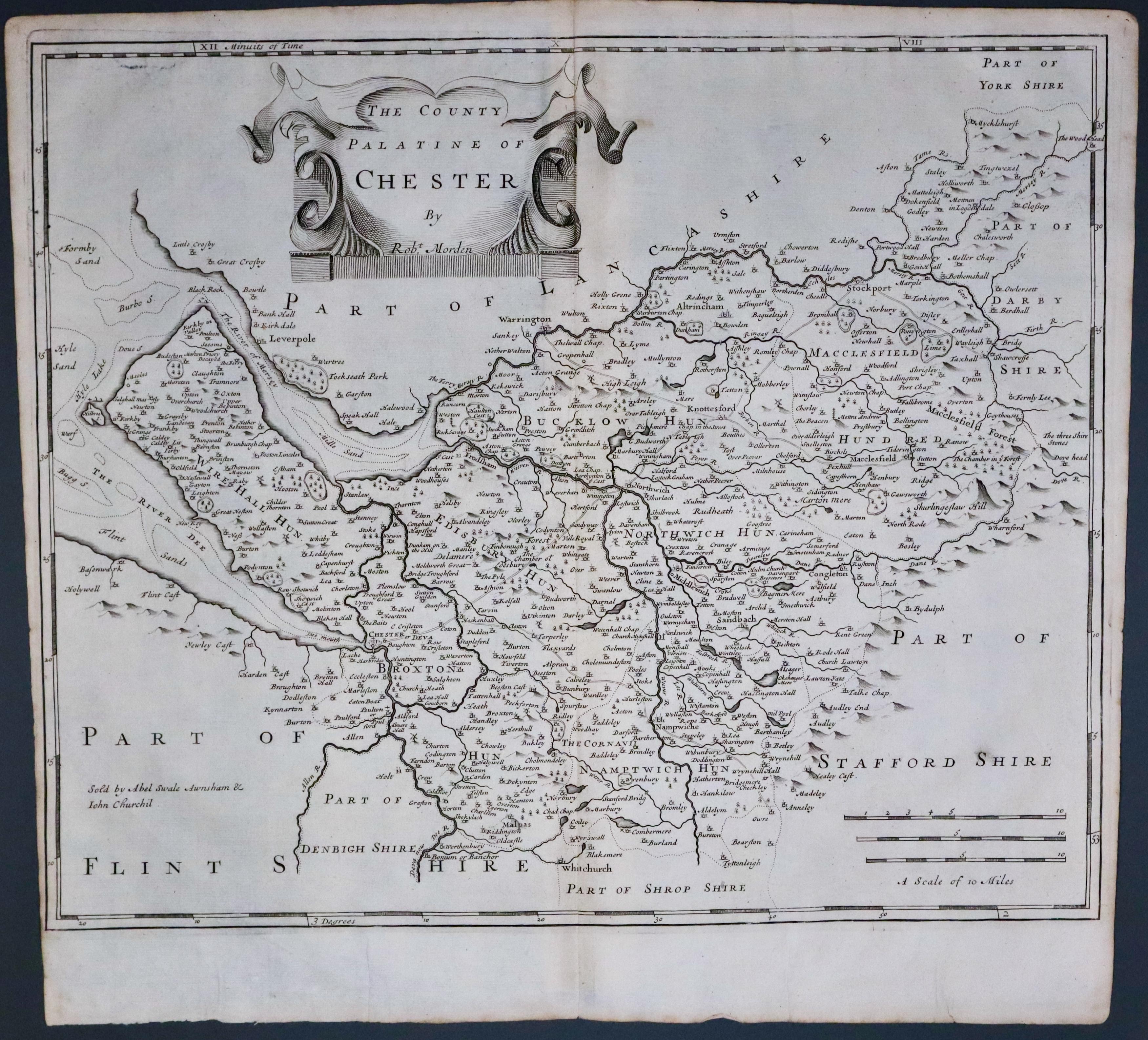 Cheshire, Robert Morden 1695