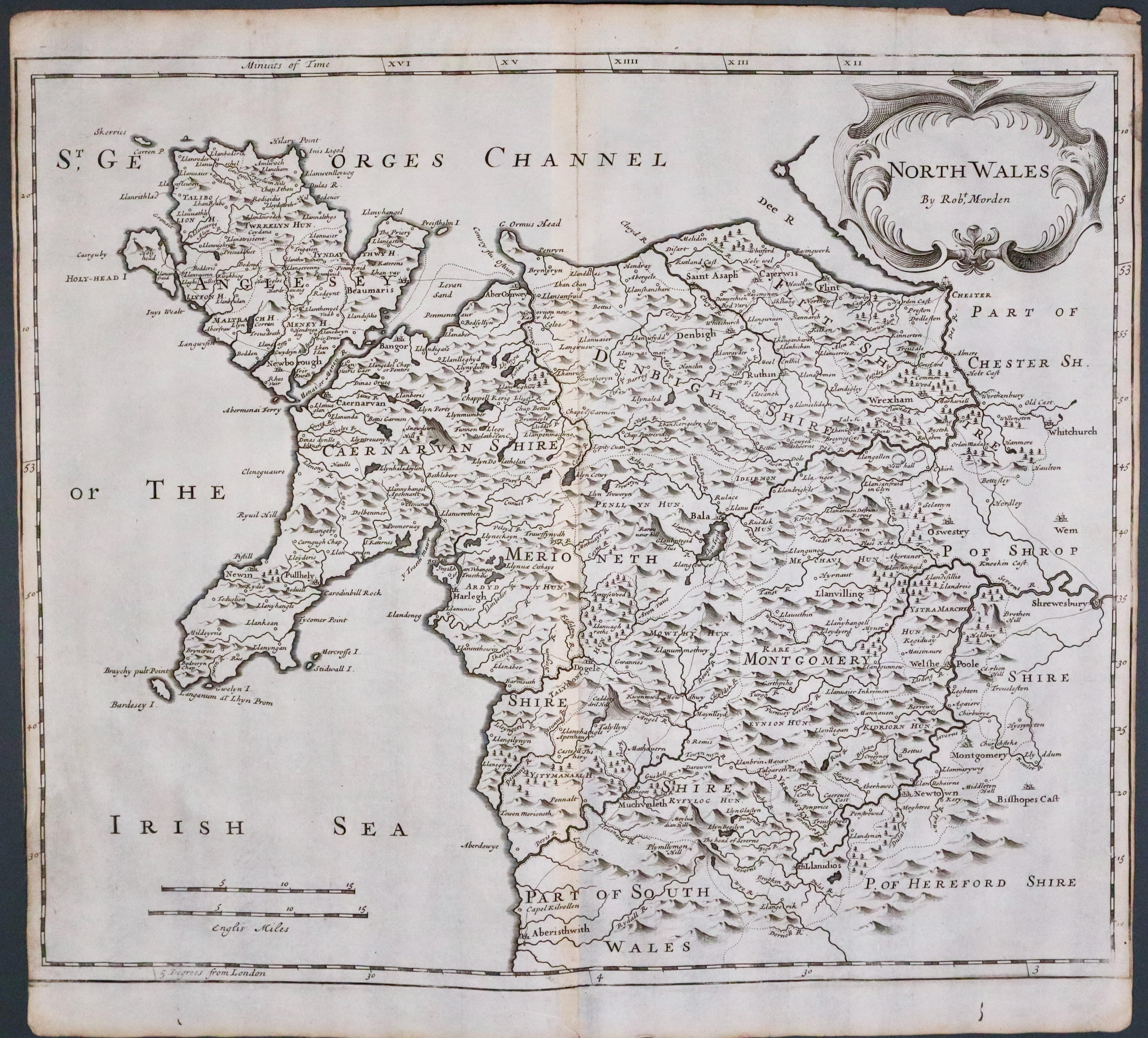 North Wales, Robert Morden 1695