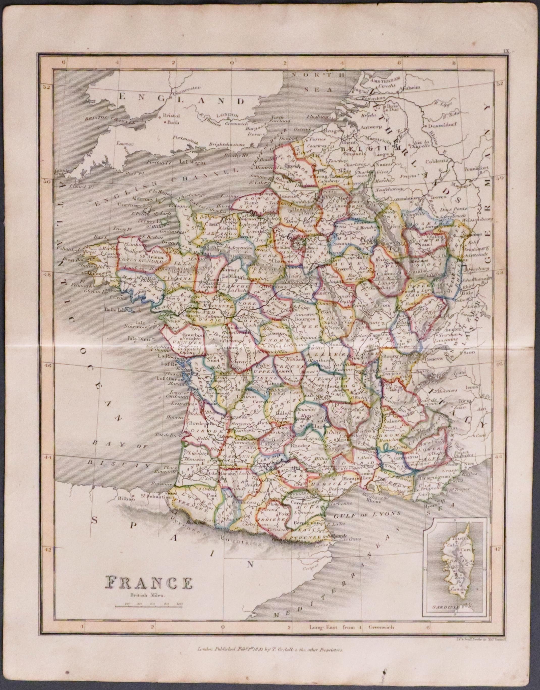 France by Janes and Josia Neele, 1817  France by Janes and Josia Neele, 1817