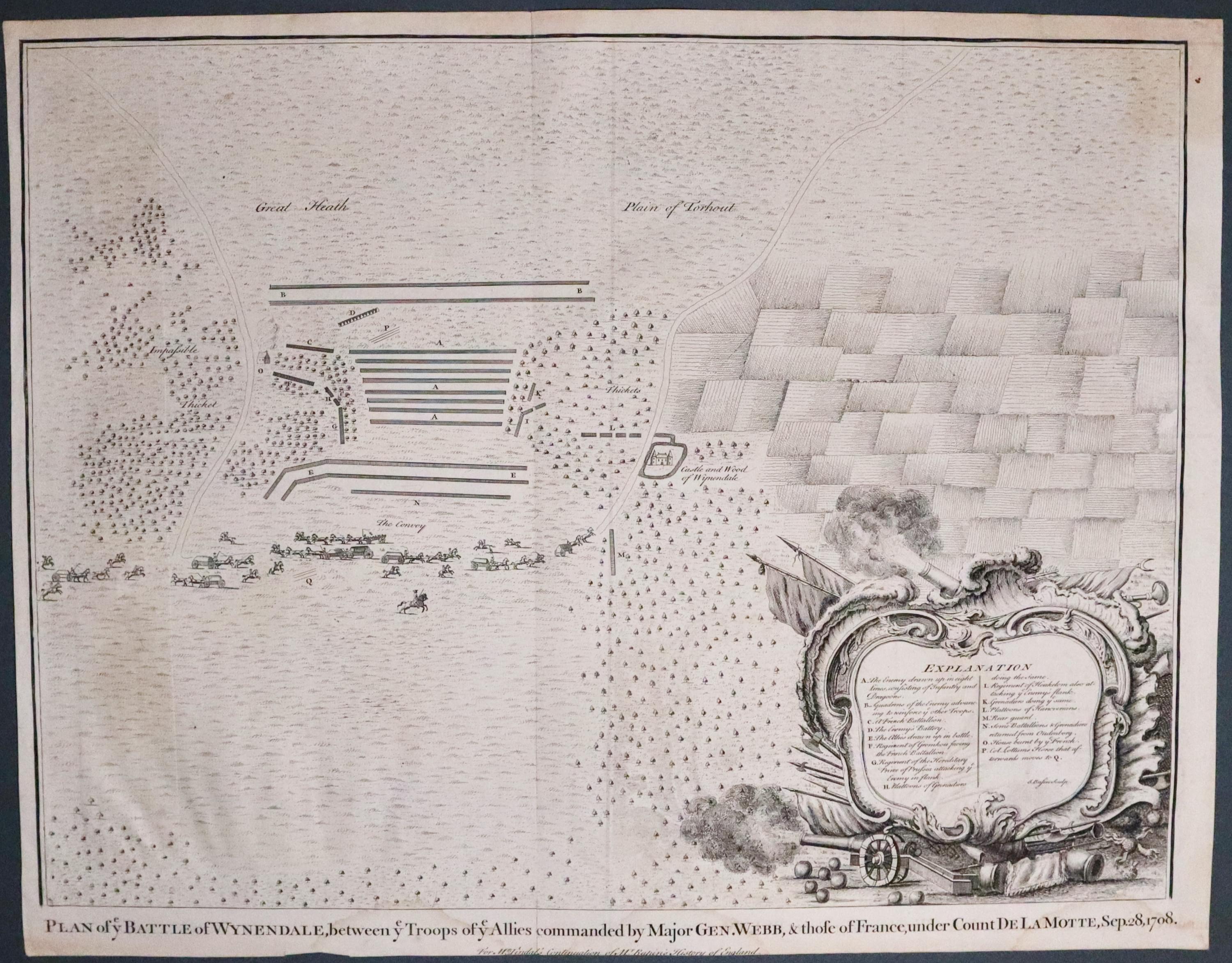 Battle of Wynendale, Isaac Basire c.1645