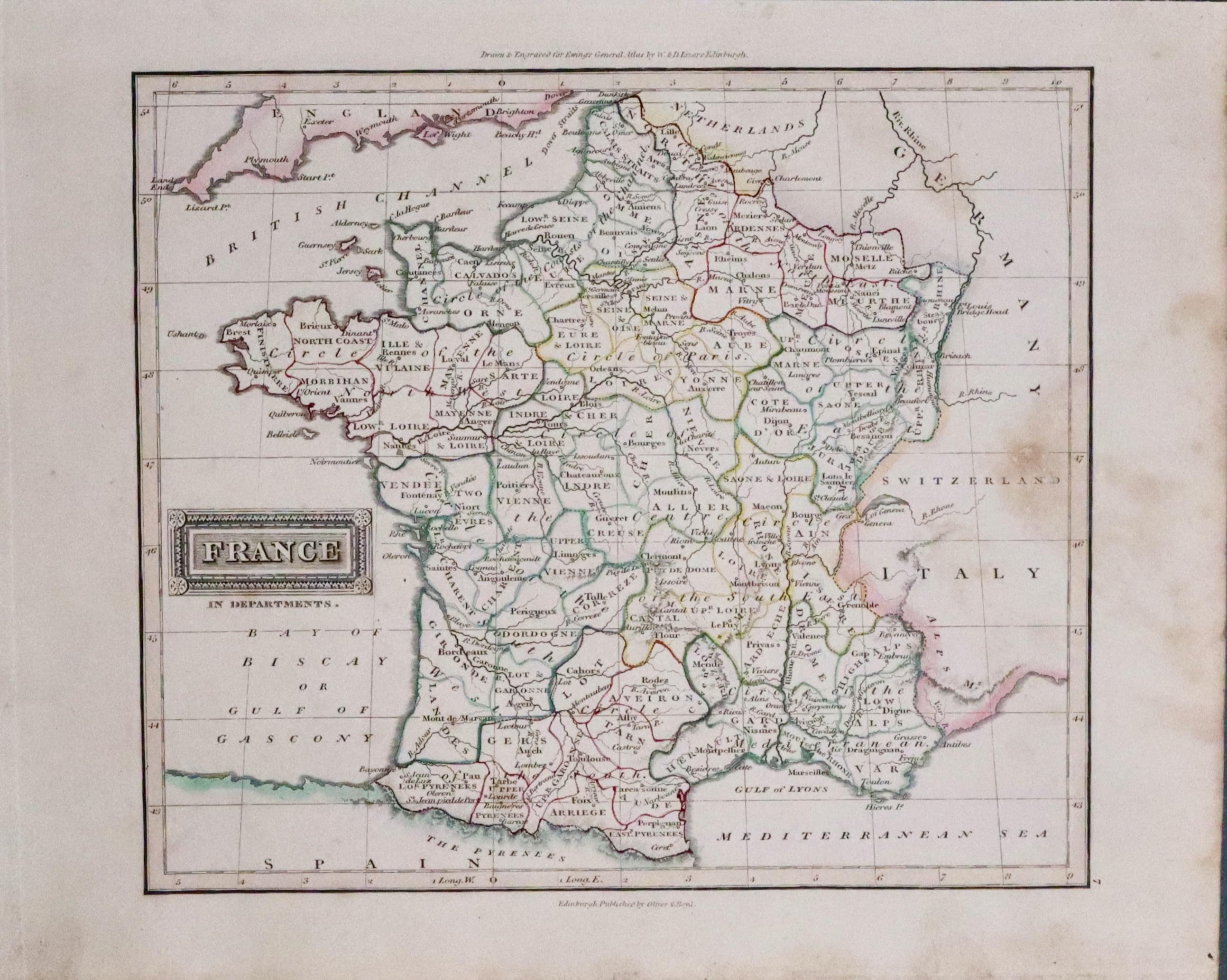 France by Thomas Ewing 1817  France by Thomas Ewing 1817