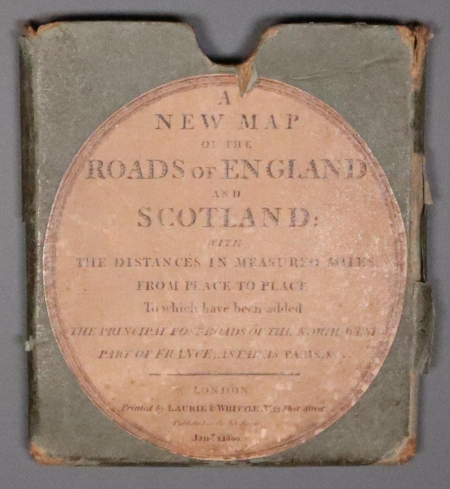 Slip Case for Roads of England and Scotland, Laurie & Whittle 1800