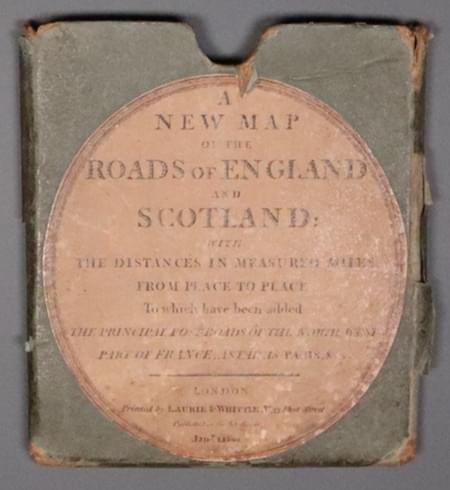 Slip Case for Roads of England and Scotland, Laurie & Whittle 1800