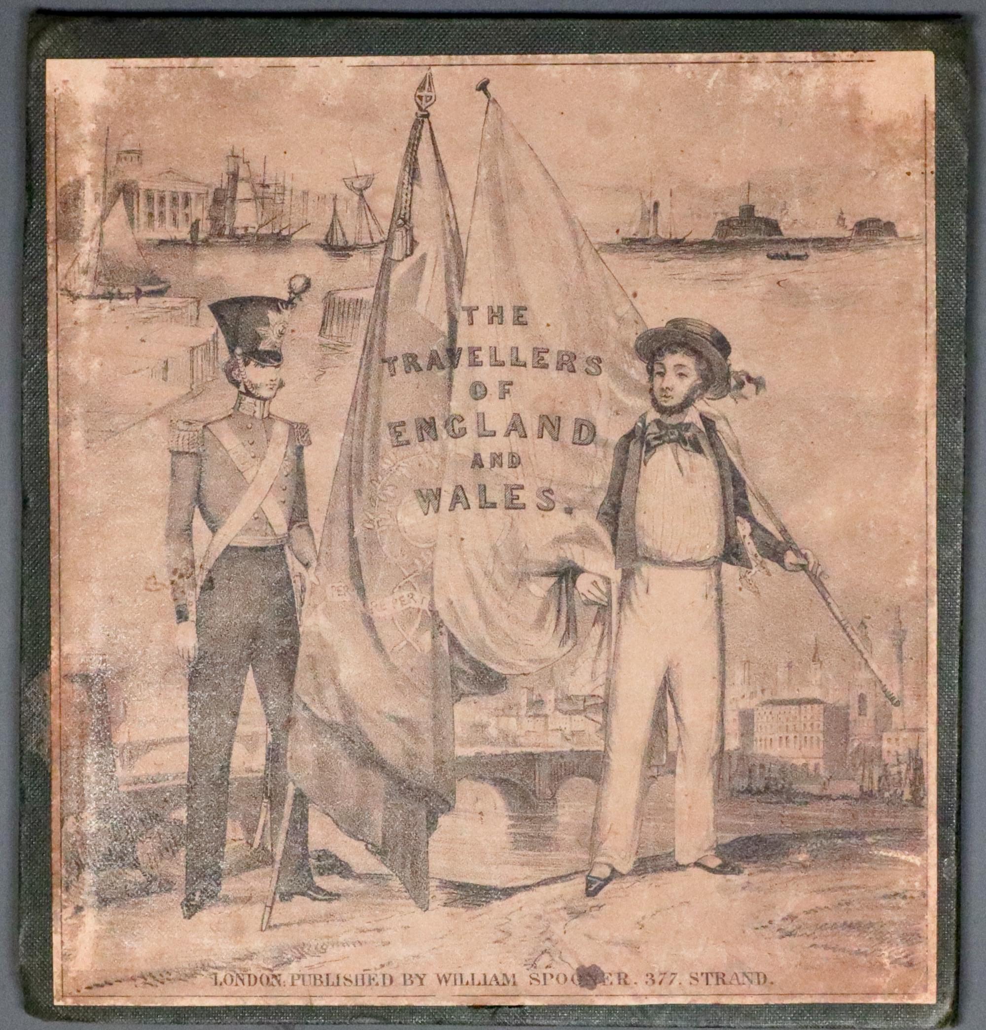 Cover to Spooners Pictorial Map of England and Wales 1844