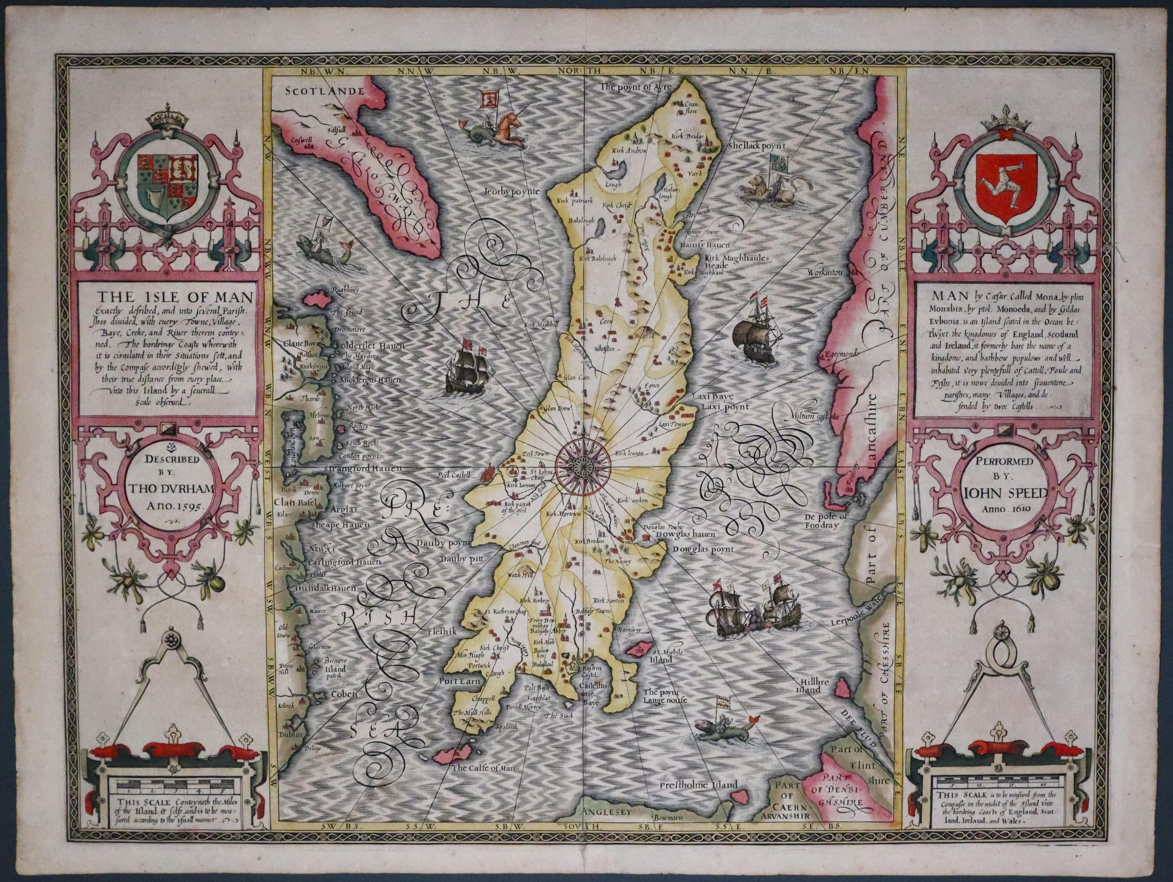 Isle of Man, John Speed 1616