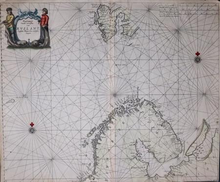 Part of Russiam Scandinavia and Spitsbergen, Pieter Goos 1667