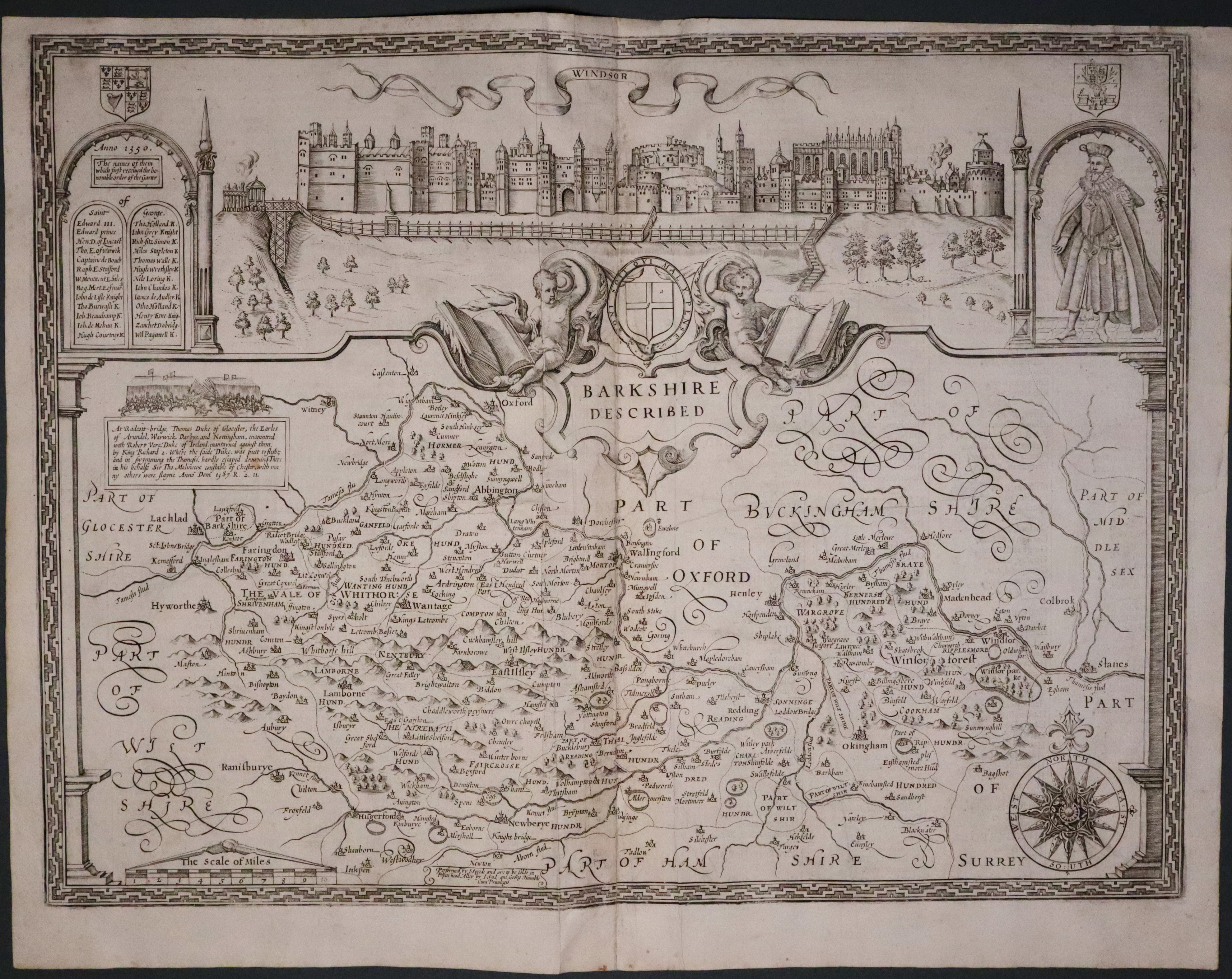 Berkshire, John Speed 1650