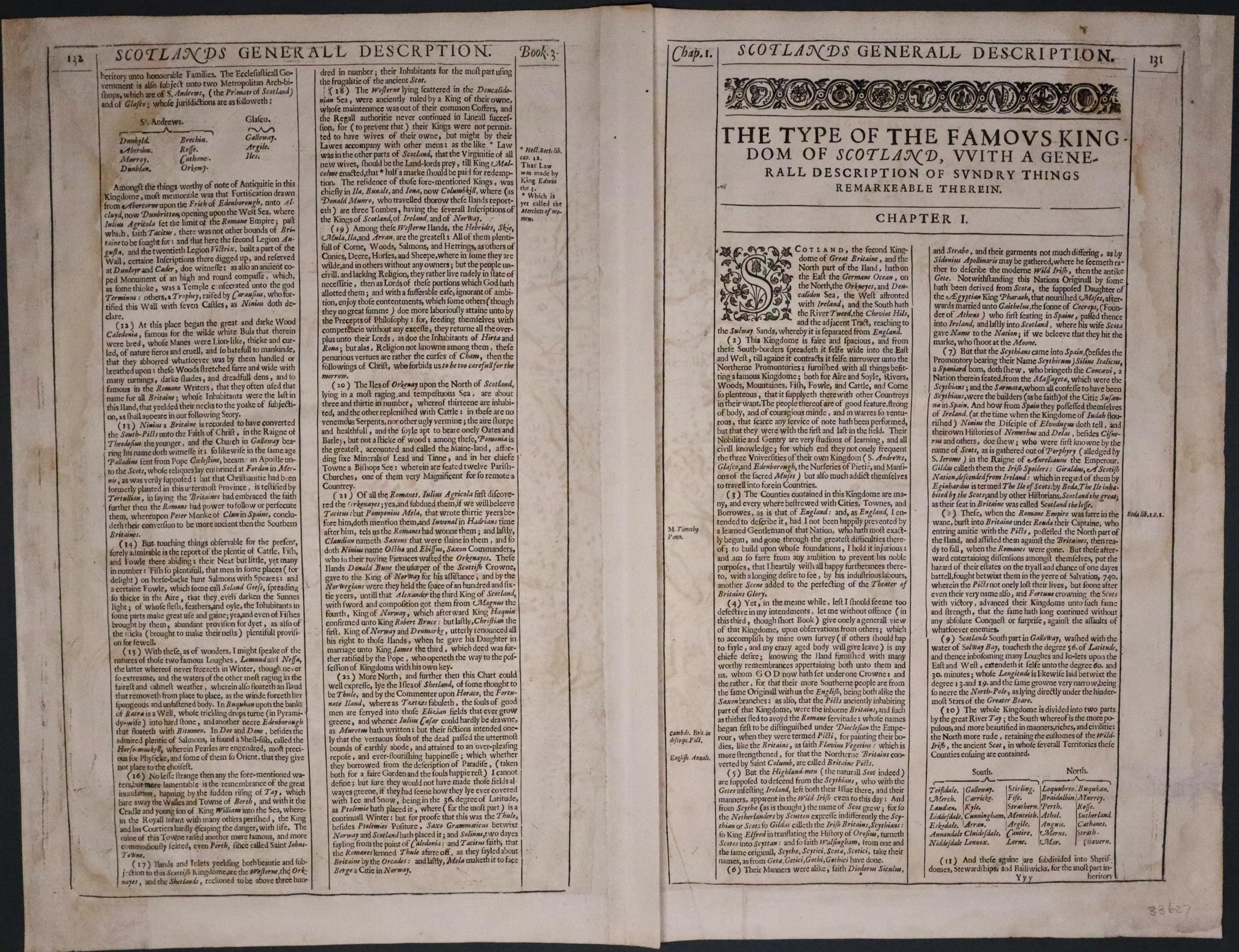 Text on versoKingdom of Scotland, John Speed 1650