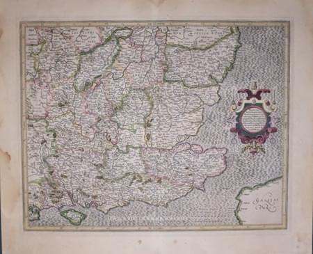 South East Egland, Gerard Mercator, 1623