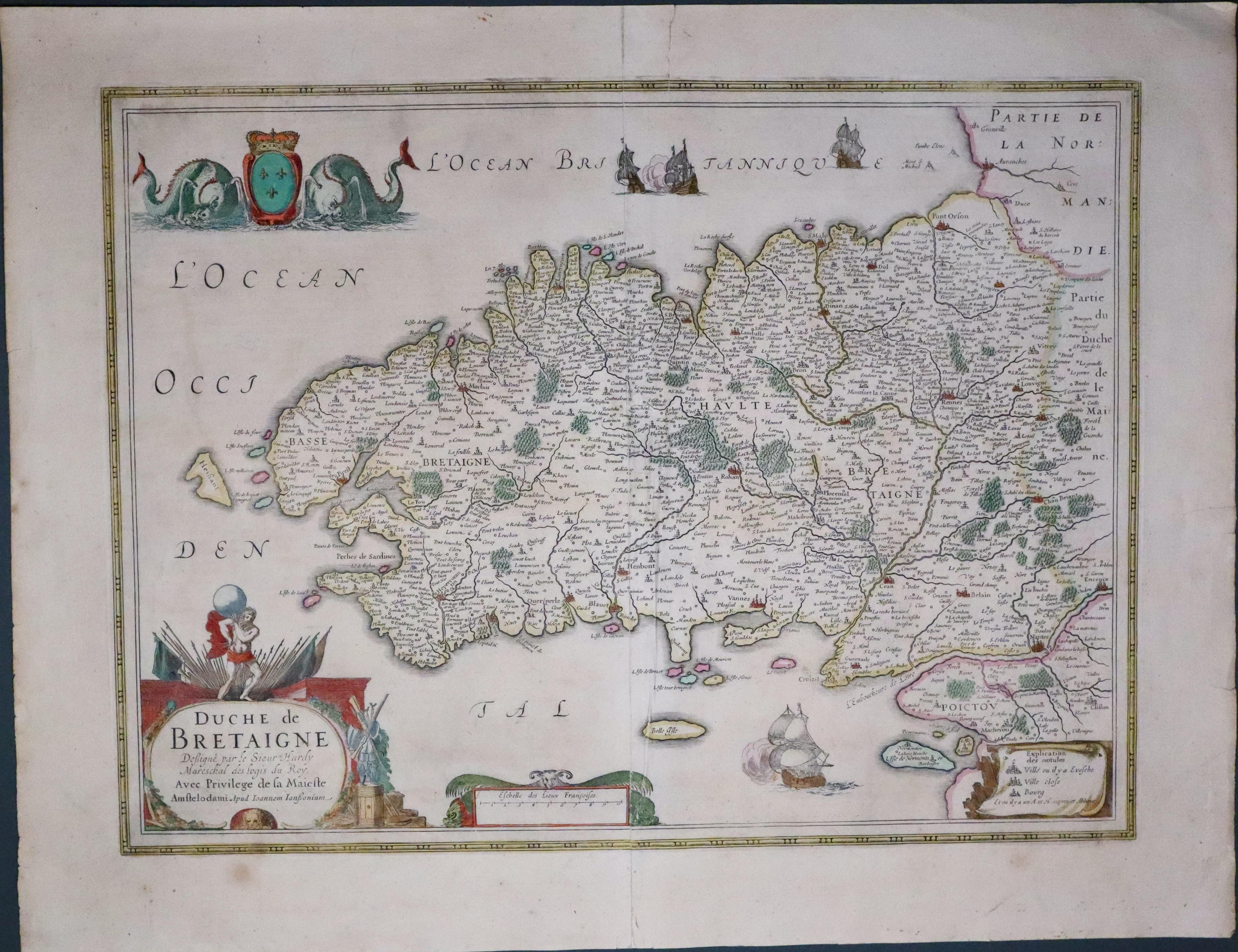 Bretagne, Jan Jansson c.1645  Bretagne, Jan Jansson c.1645