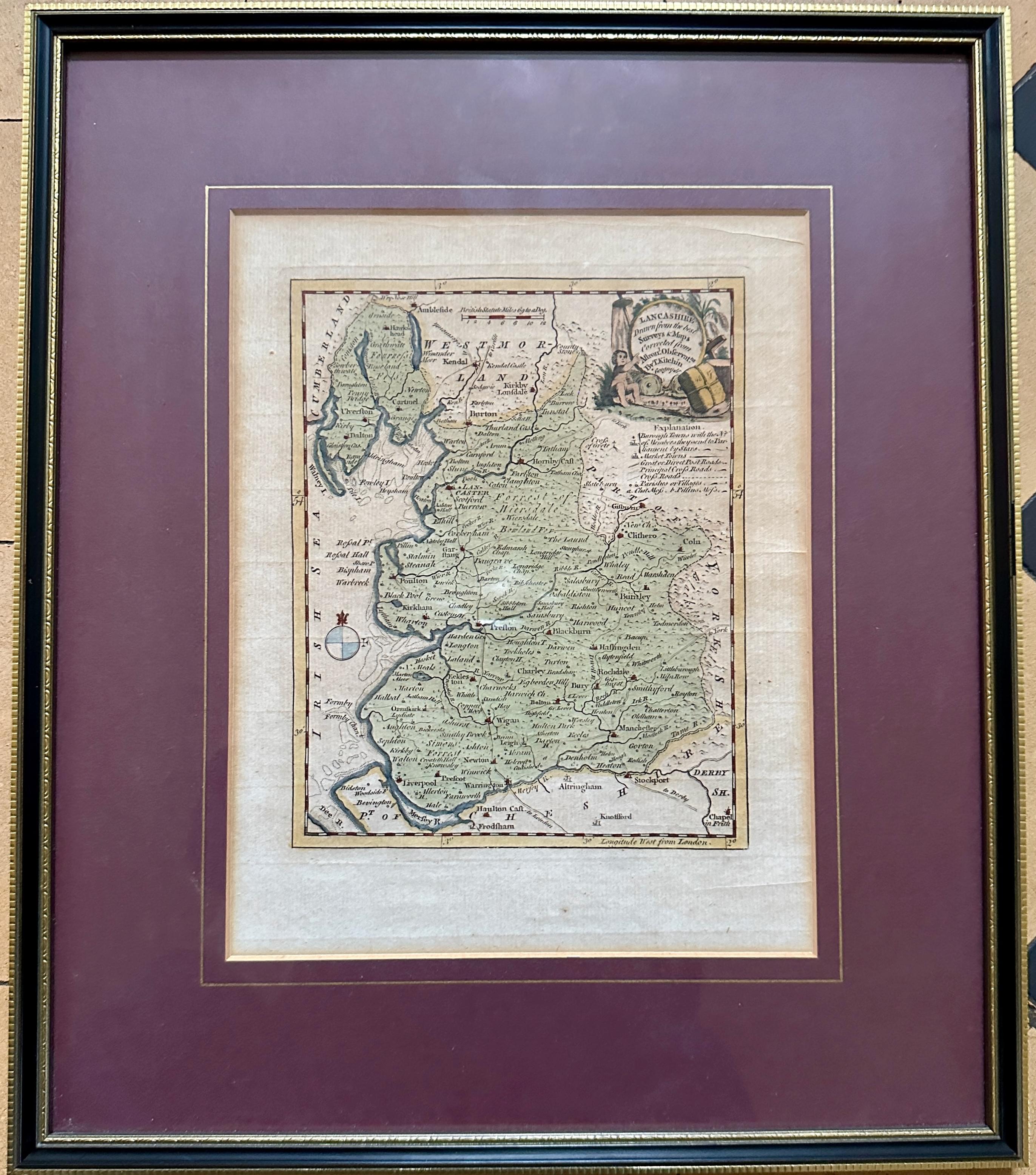 Lancashire, Thomas Kitchin c.1786