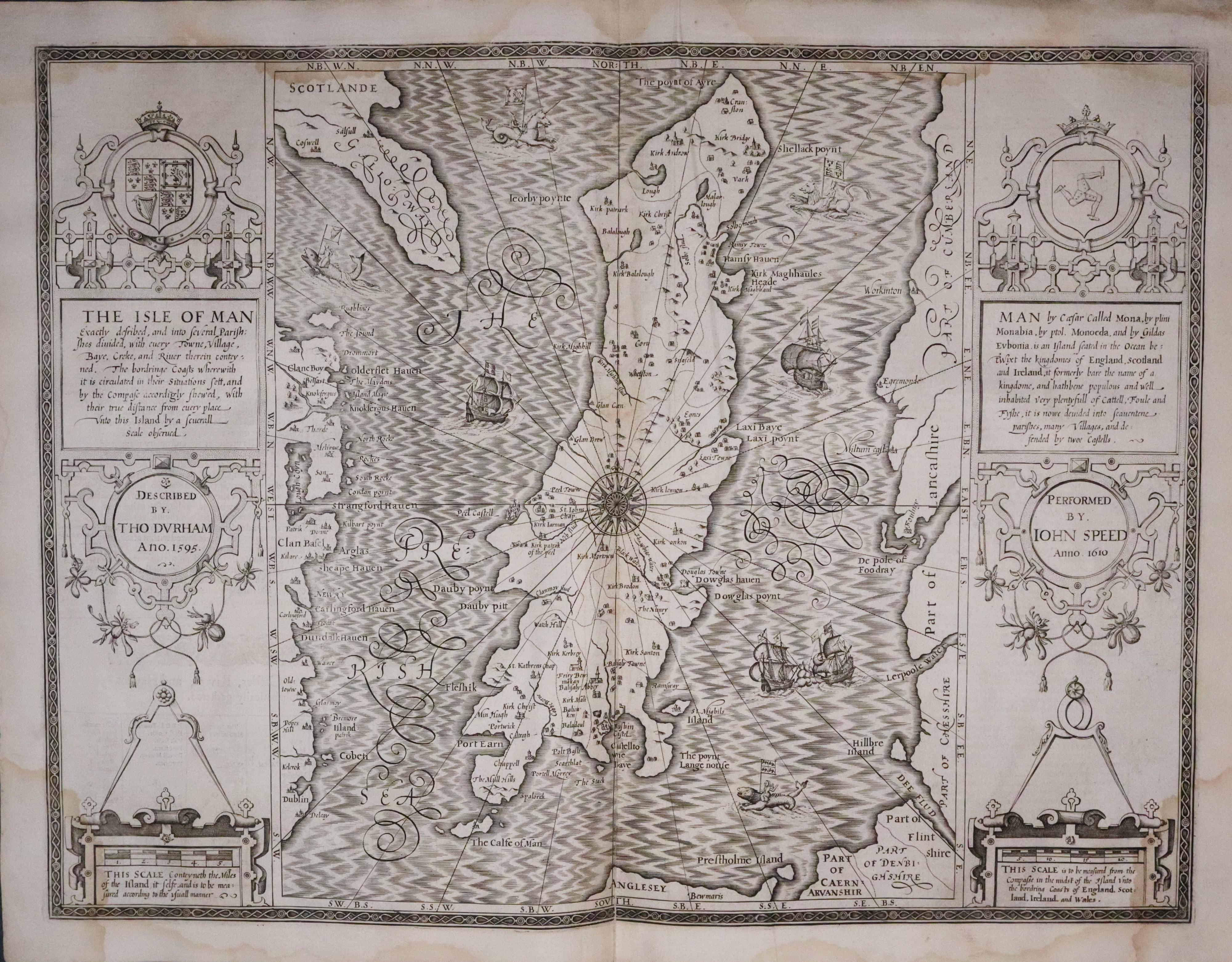 Isle of Man, John Speed 1650
