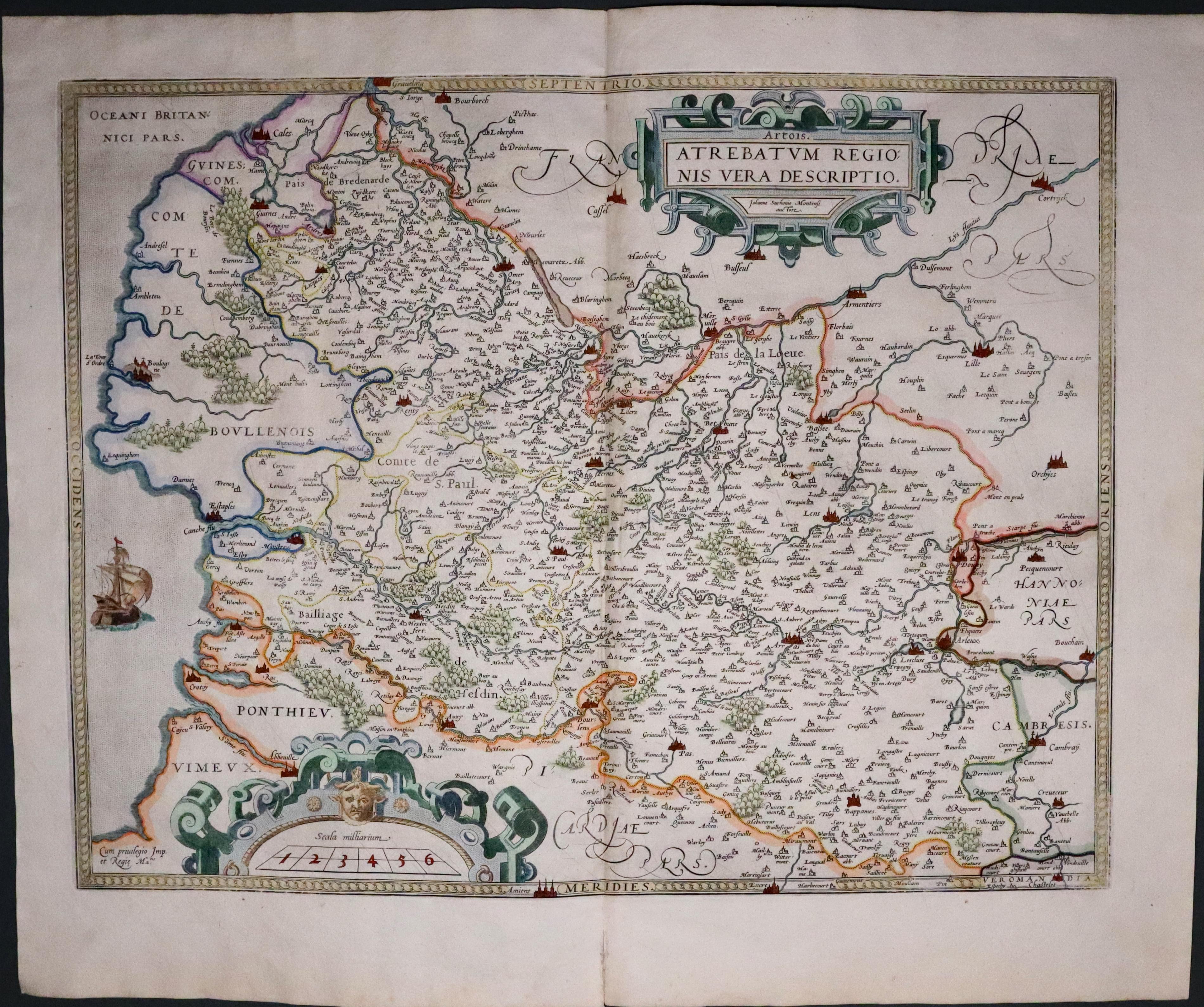 Artois, Abraham Ortelius c.1600