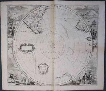 Antique Maps of the World from the 17th to 19th Centuries