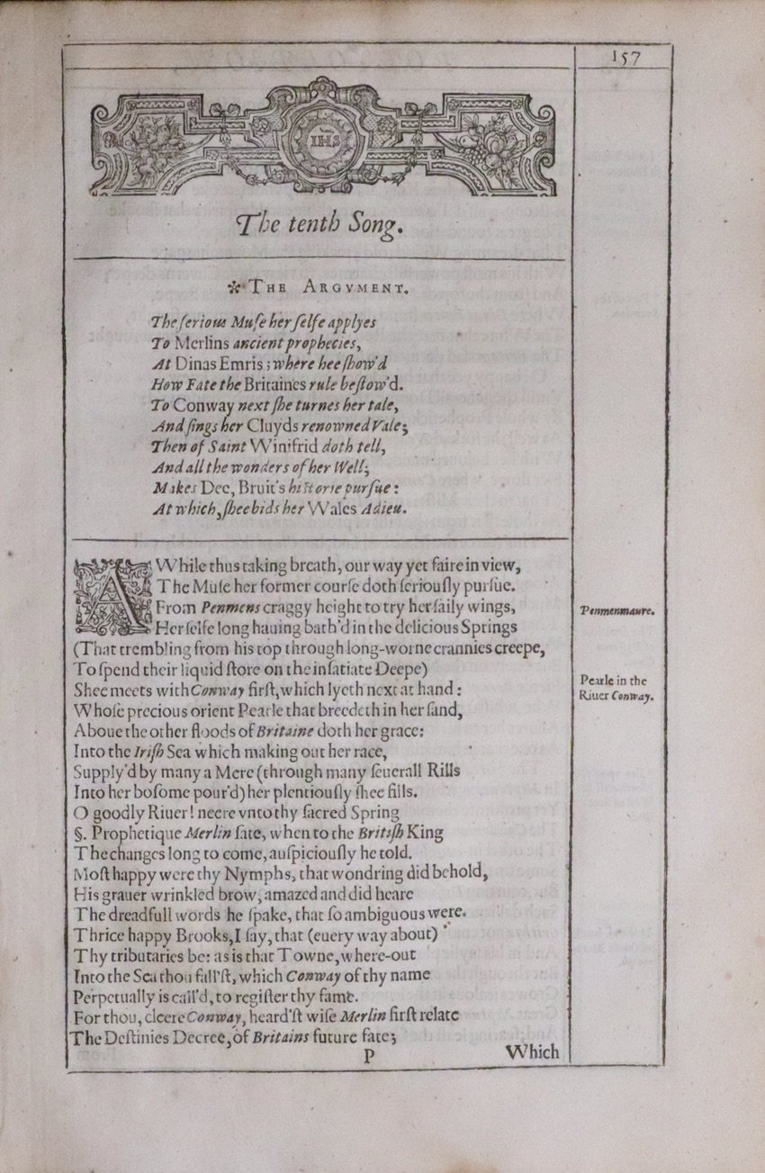 Denbigh and Flintshire text from Drayton's Poly-Olbion 162