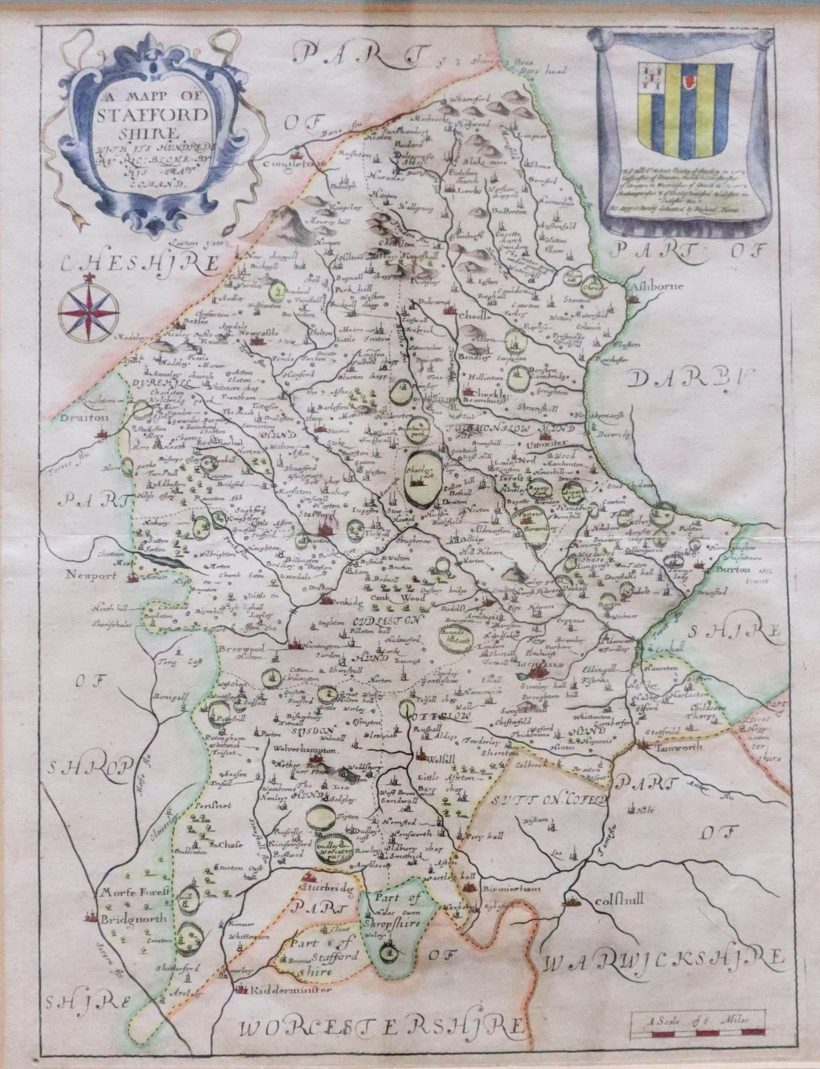 Staffordshire, Richard Blome 1673