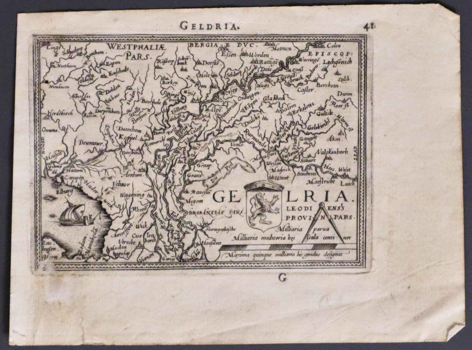 Gelderland, Abraham Ortelius, c.1600