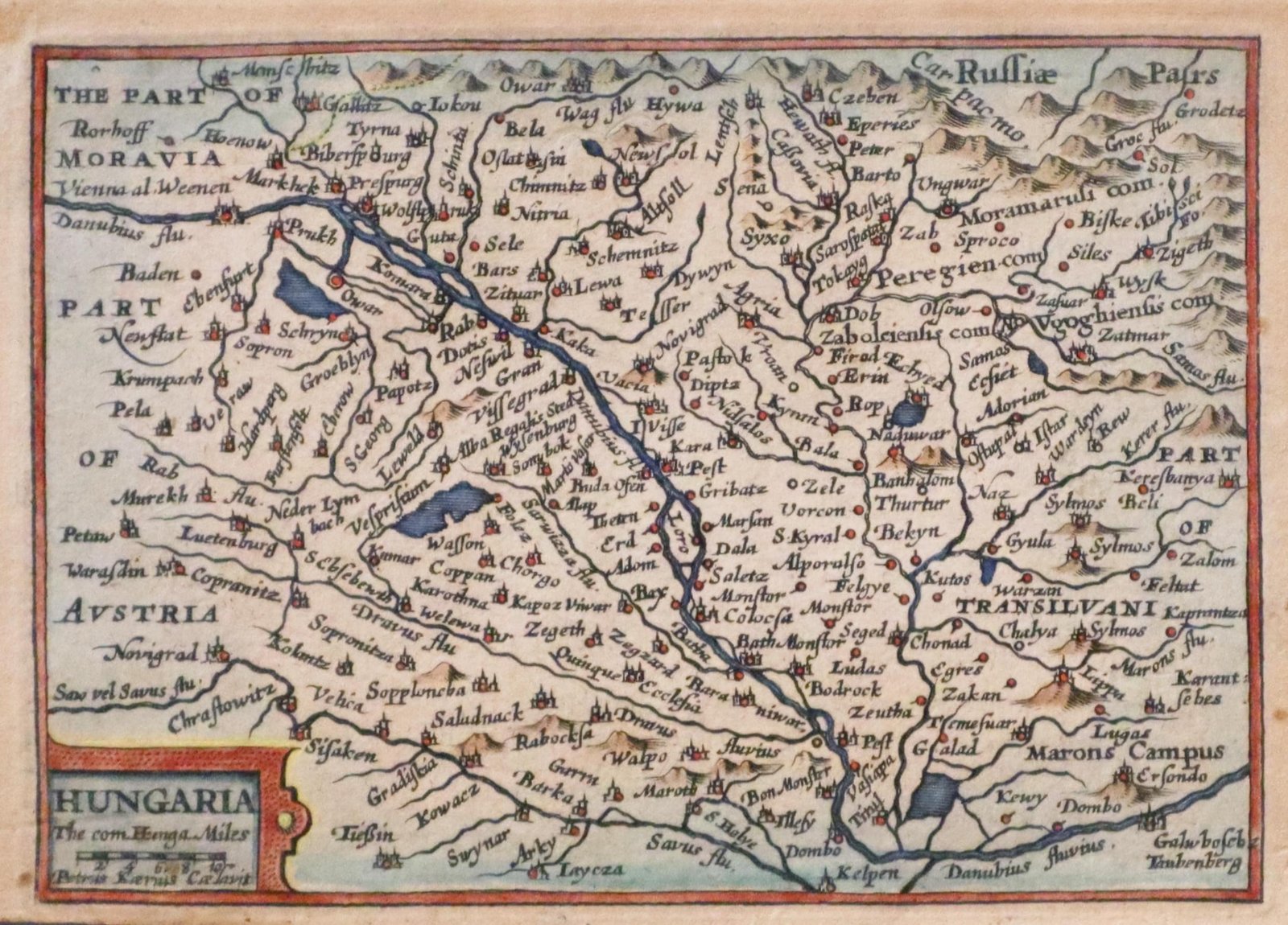 Hungary, Pieter van den Keere c.1660