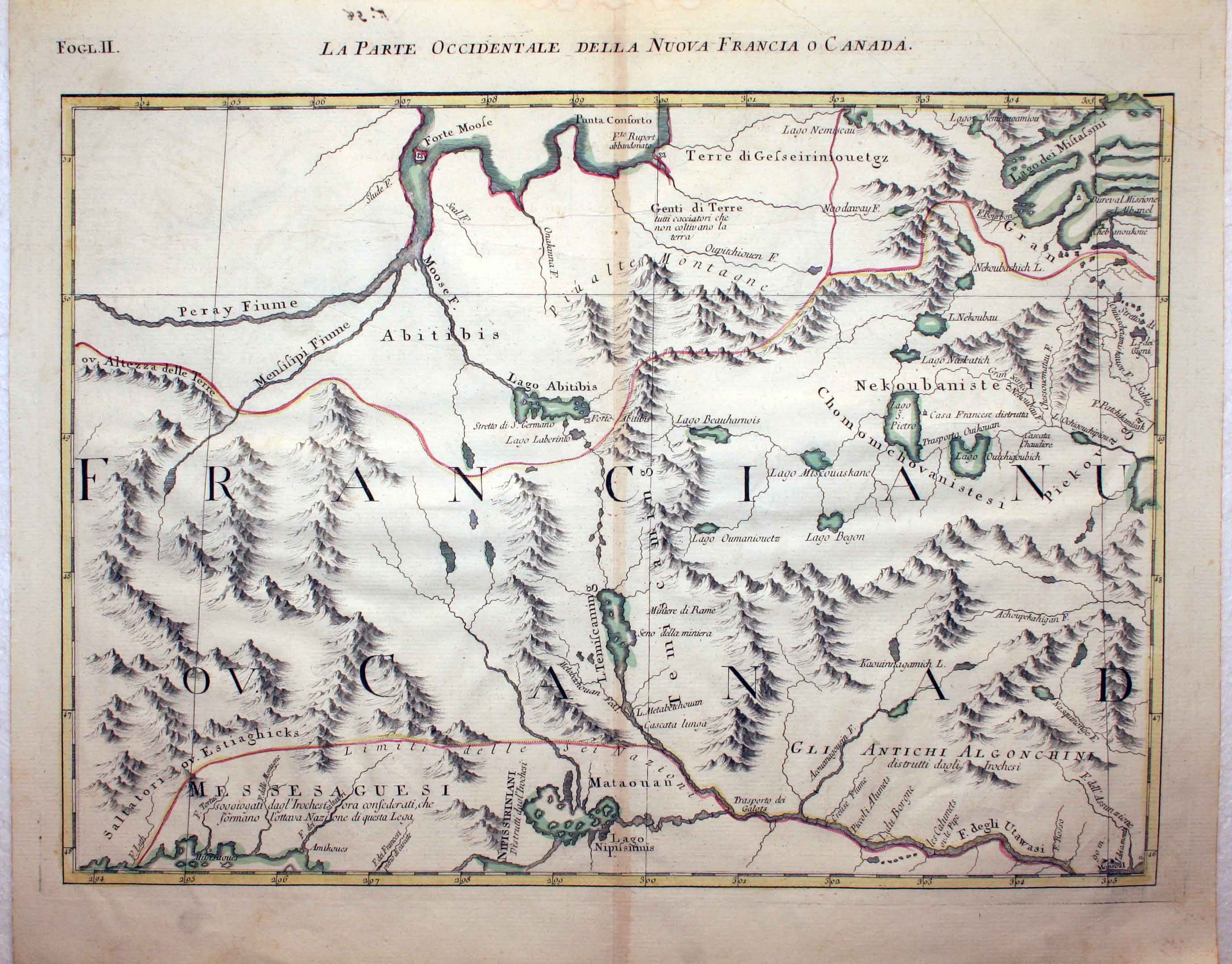 Part of Canada, Antonio Zatta, 1778