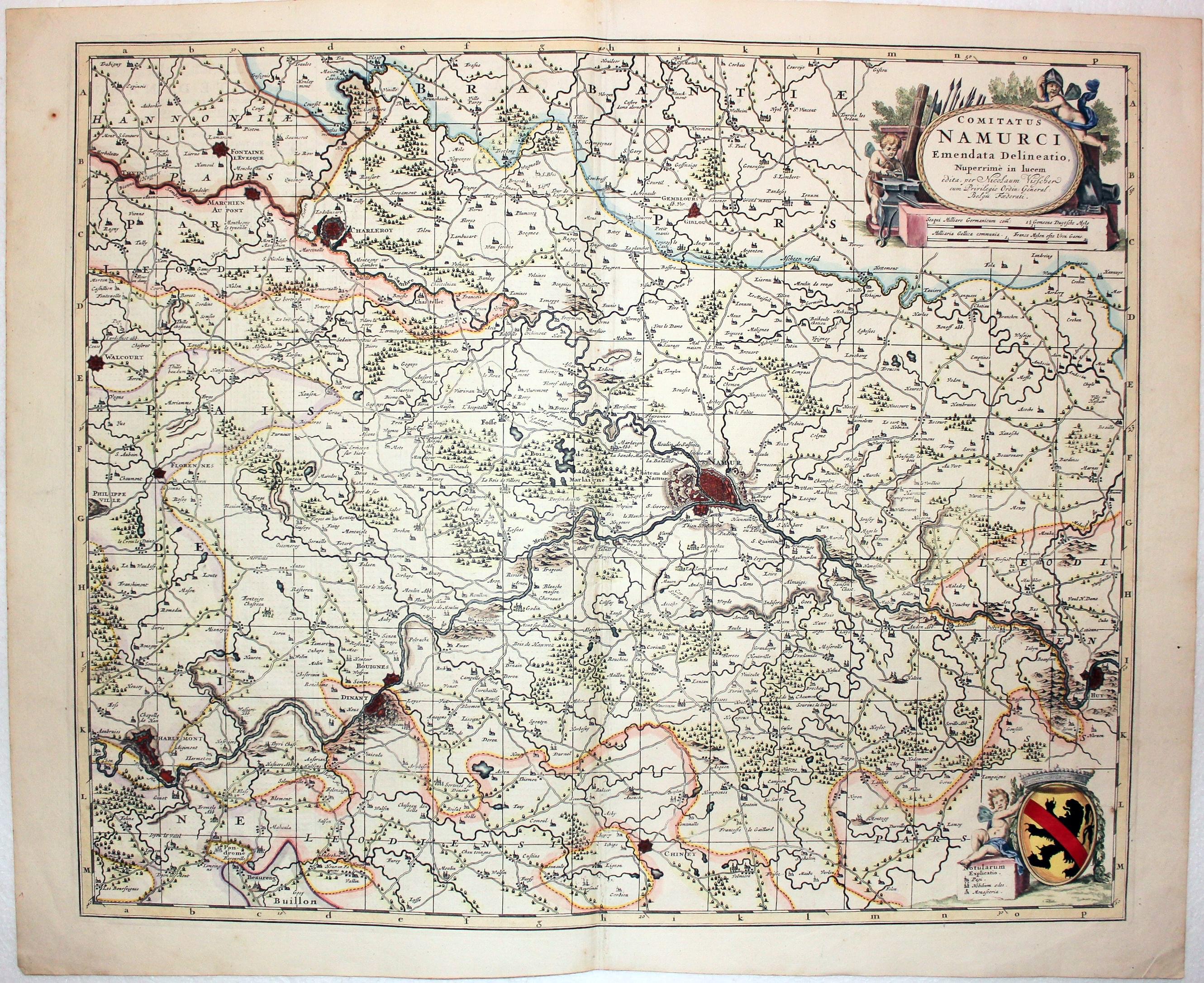 Namur, Nicolaes Visscher c.1700