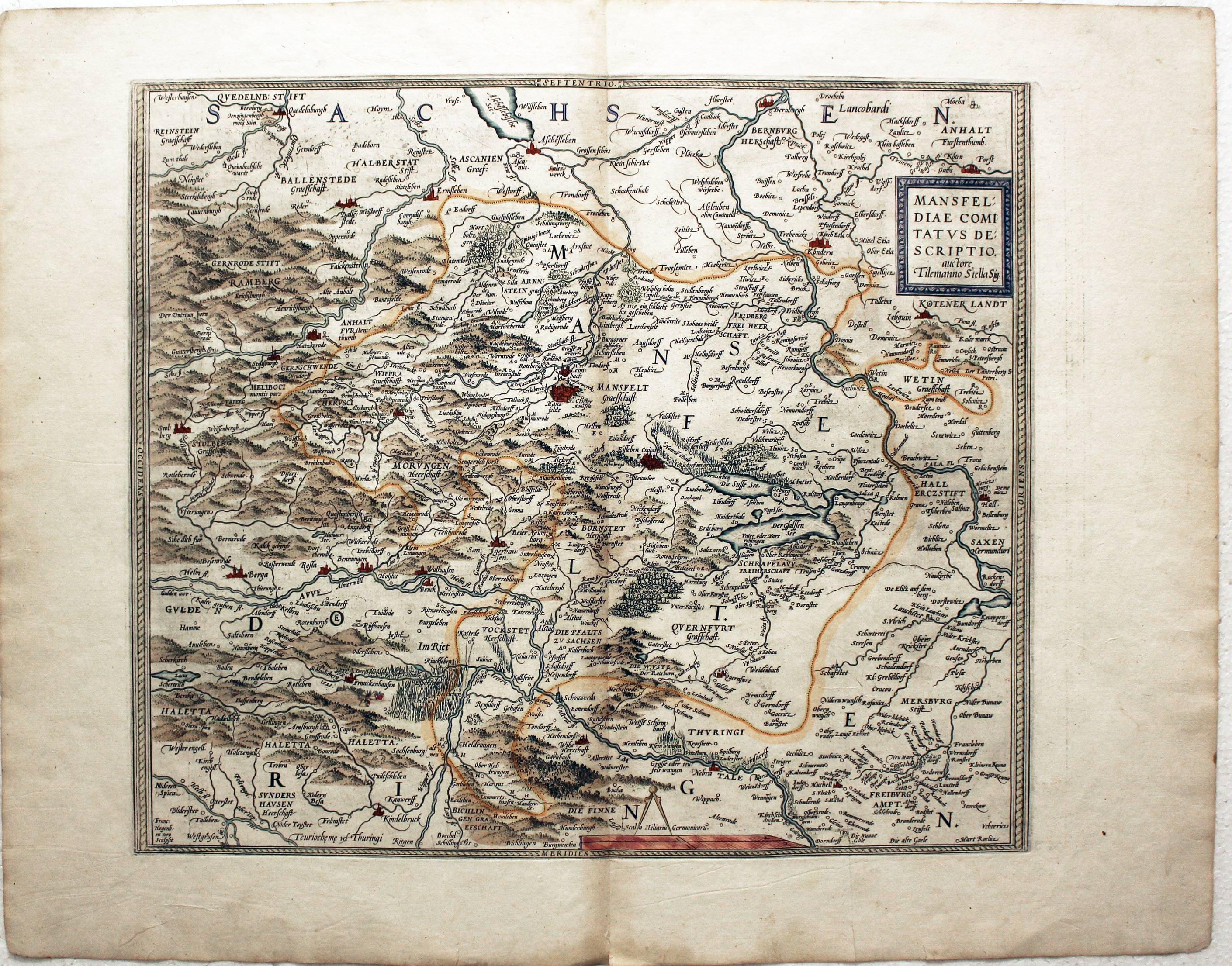 Mansfeld, Abraham Ortelius 1579  Mansfeld, Abraham Ortelius 1579